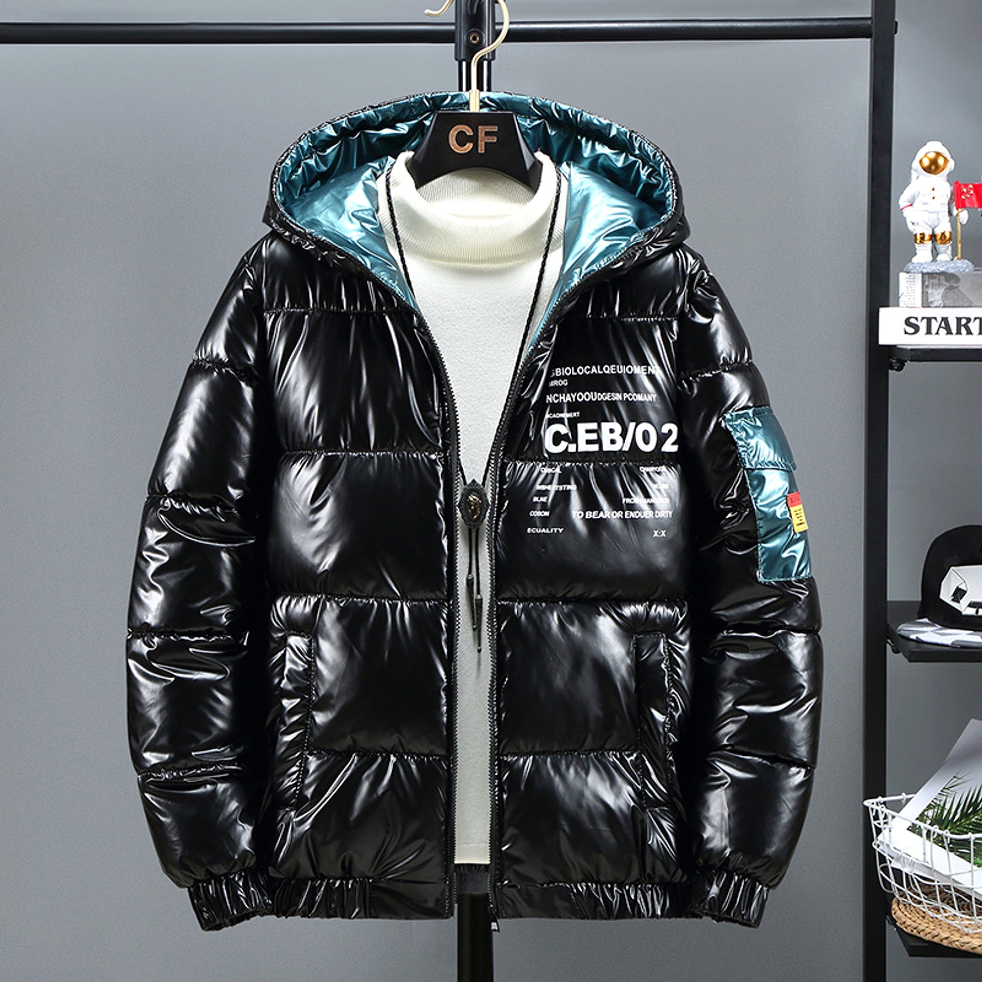 Winter Down Thick  Jacket Men - enhanced image 4