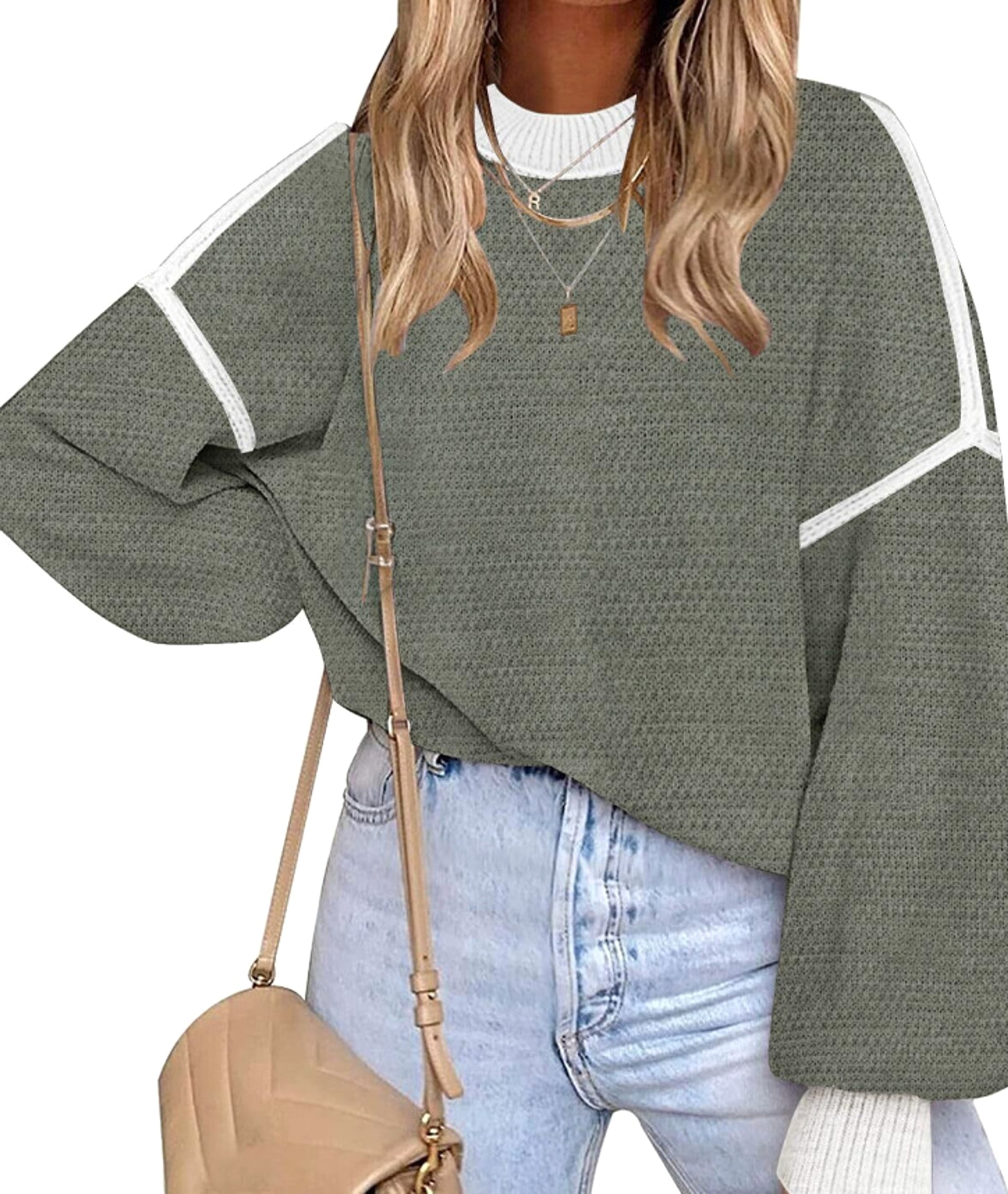 A.1 Women Loose Casual Sweater - enhanced image 4