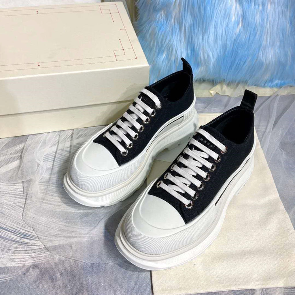 Women Shoe High Low Sole Black Royal Platform - enhanced image 4