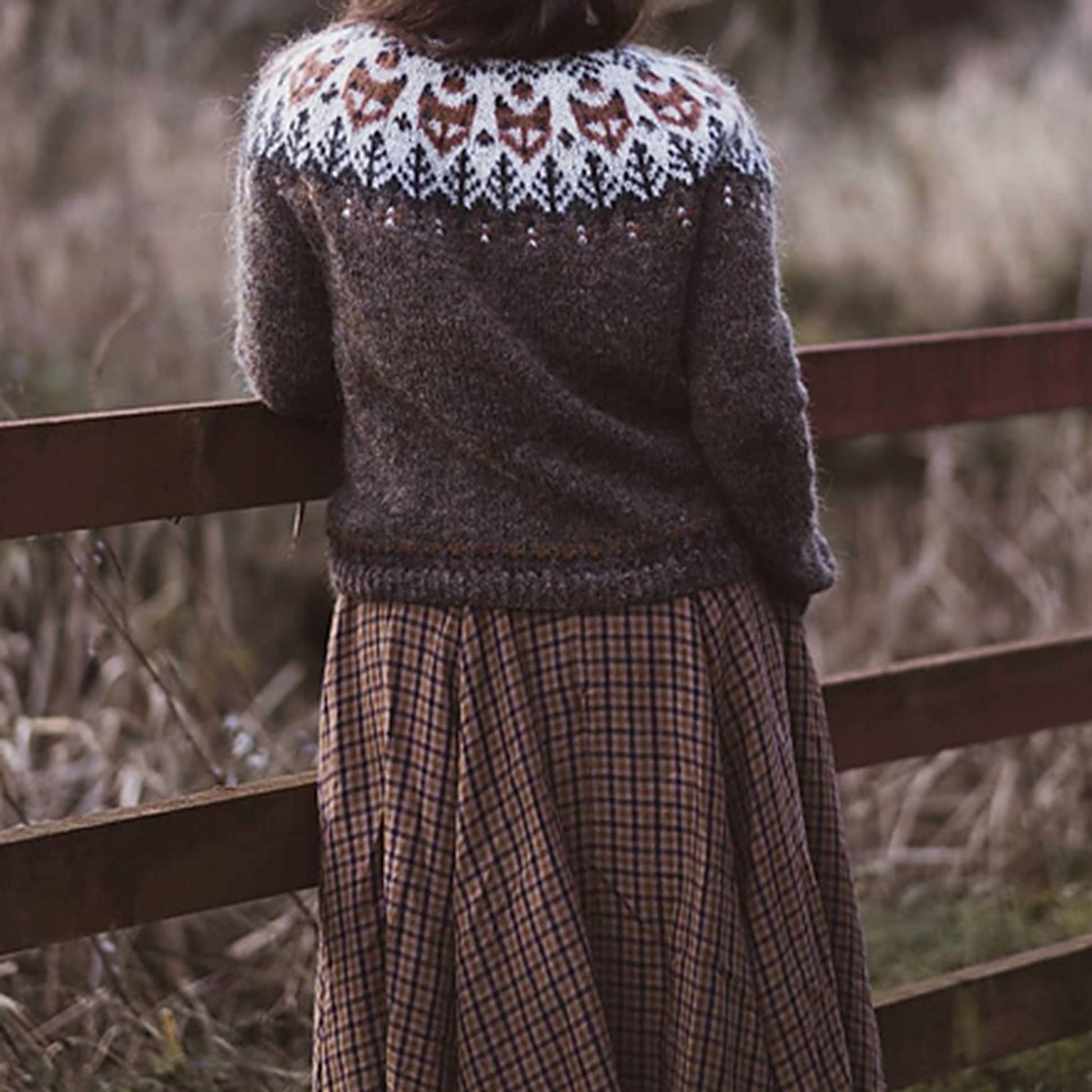 Women's European And American National Style Jacquard Sweater - enhanced image 4