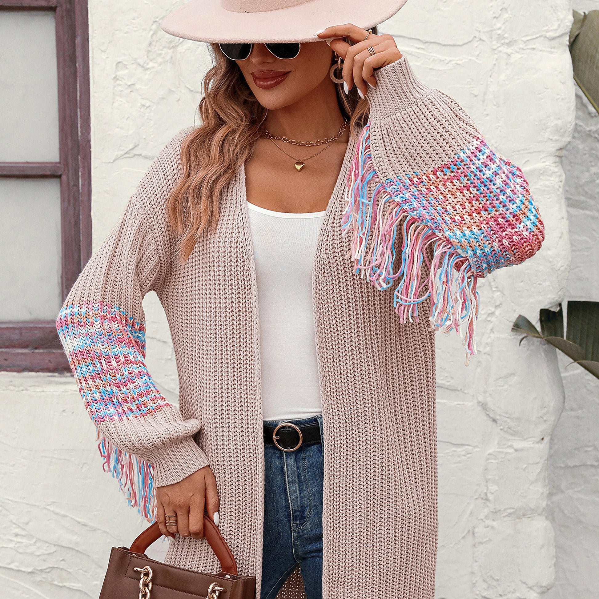 Women's Fashion Casual Tassel Sweater - enhanced image 4