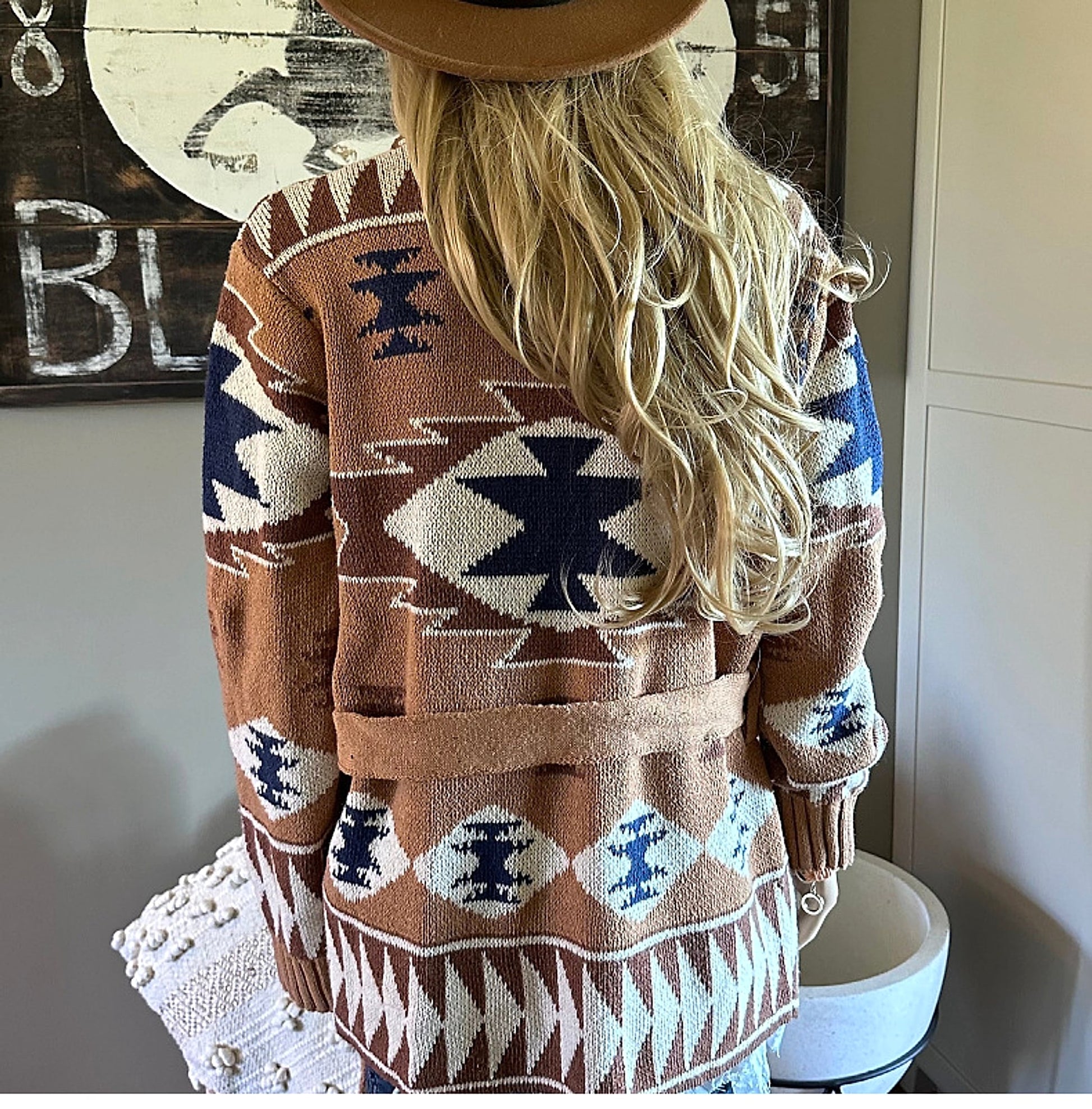 Women's Loose Cardigan Sweater Coat - enhanced image 4