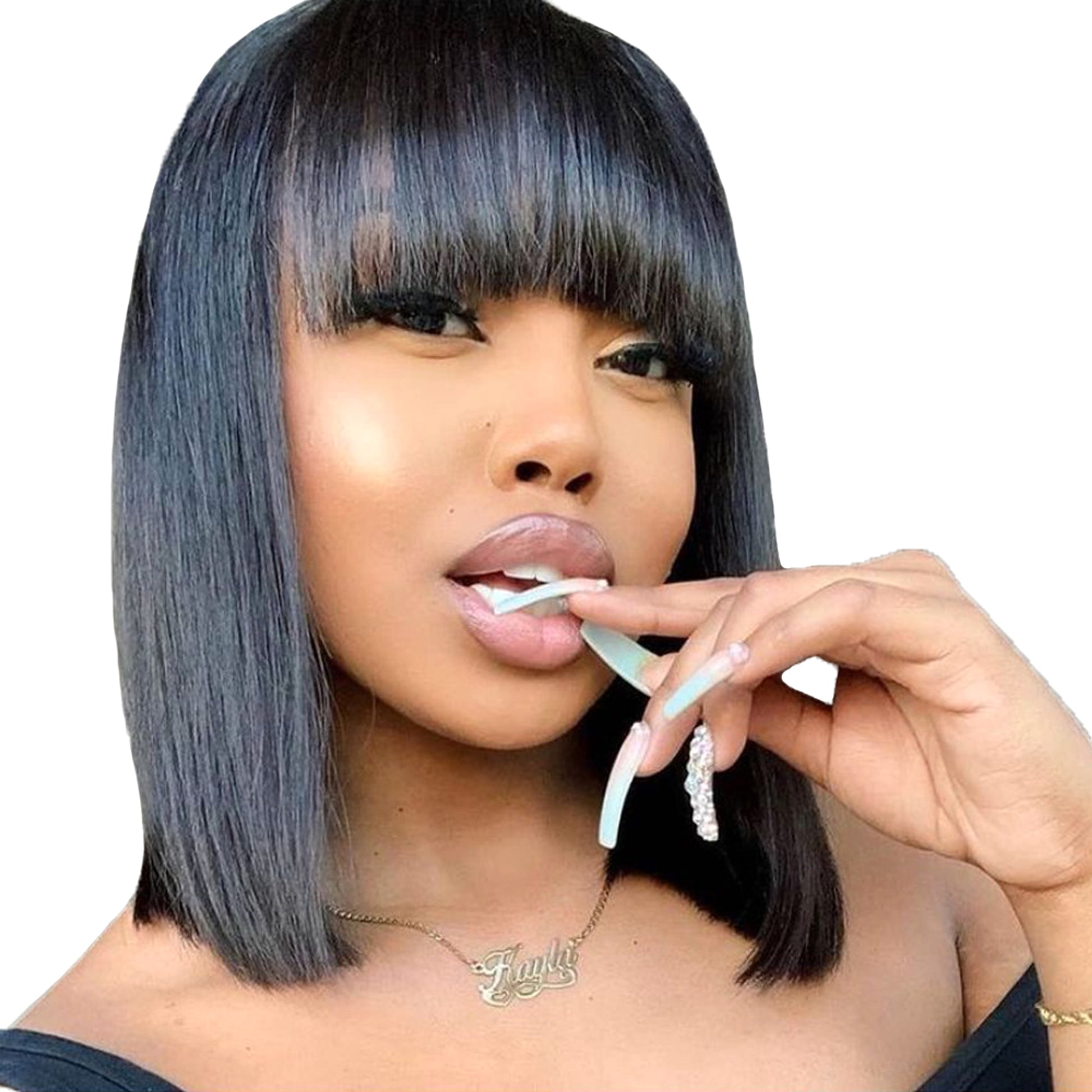 VelvetFlow Real Hair Bob Headgear - enhanced image 4