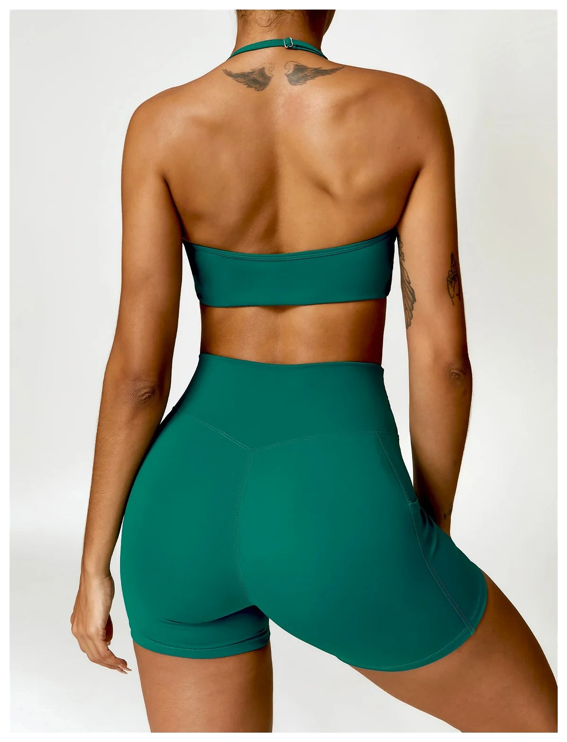Yoga Suit Women Quick-drying Beauty Back Fitness Sports Clothes (Leggings) - enhanced image 4