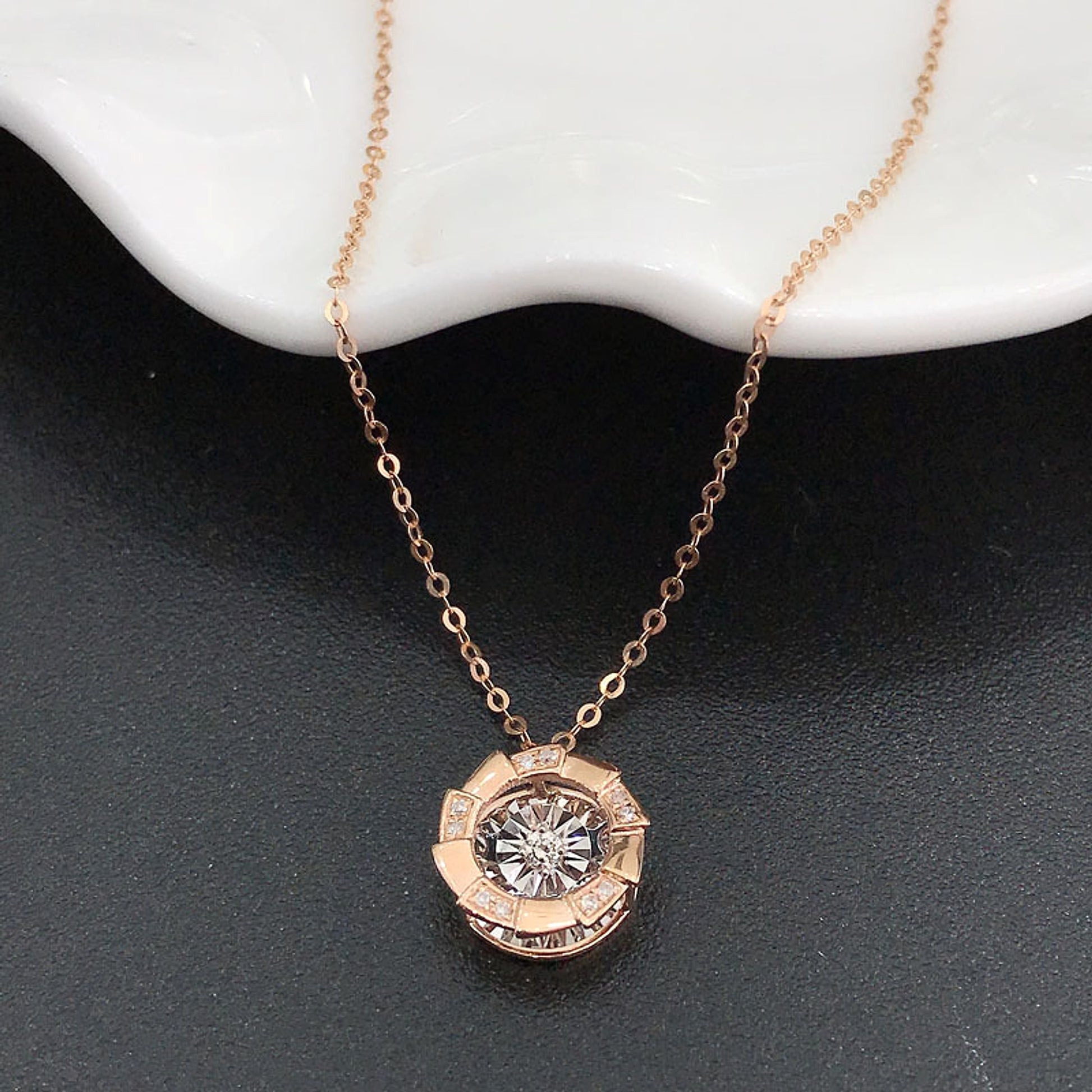 18K Gold Fashion Brand Necklace - enhanced image 5