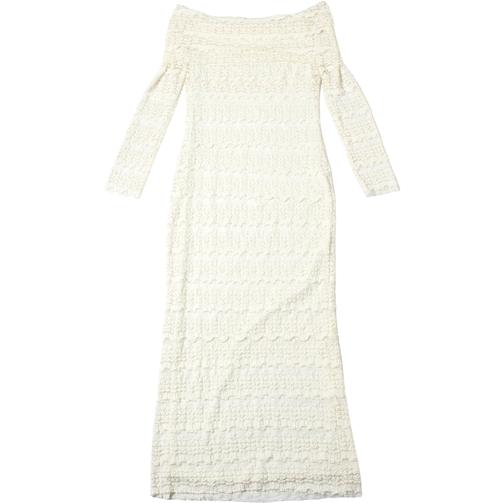 25 Edition – Elegant Off-Shoulder Lace Maxi Dress (Socialite Style) - enhanced image 5