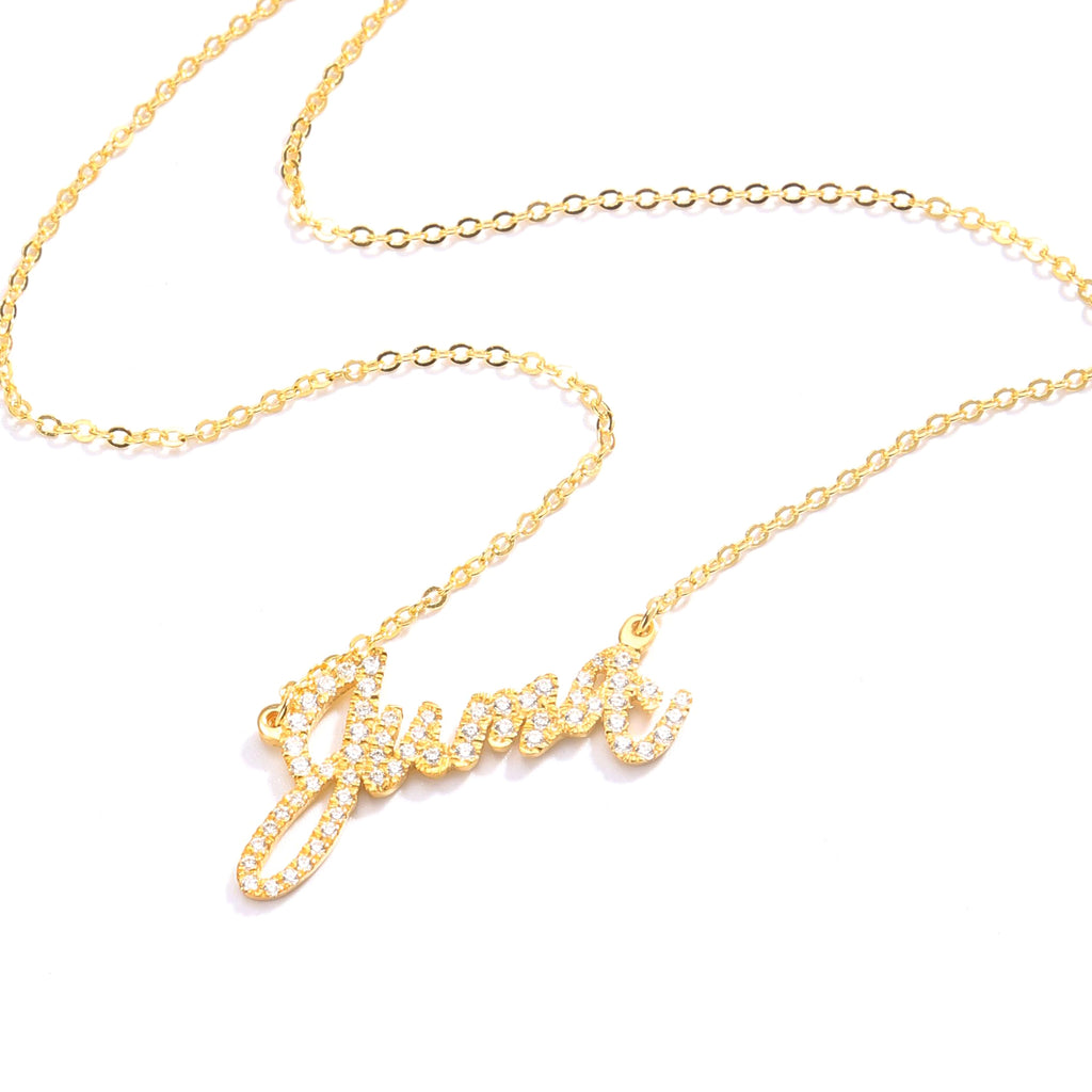925 Sterling Silver Custom Name Necklace – A Timeless Personalized Statement - enhanced image 5