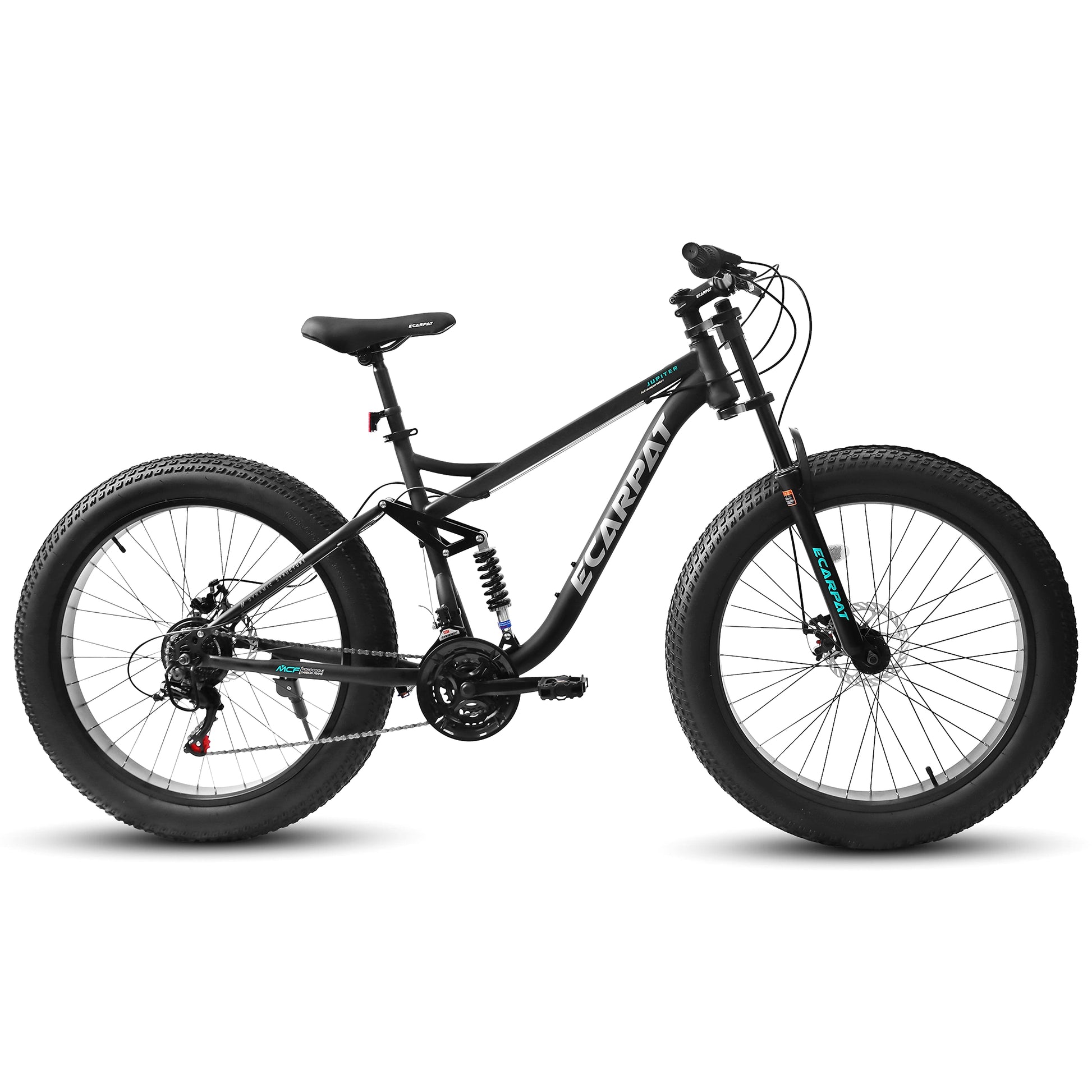 Ruffryde Ecarpat™ – 26" Full Suspension MTB (21-Speed, Dual Disc, Black) - enhanced image 5