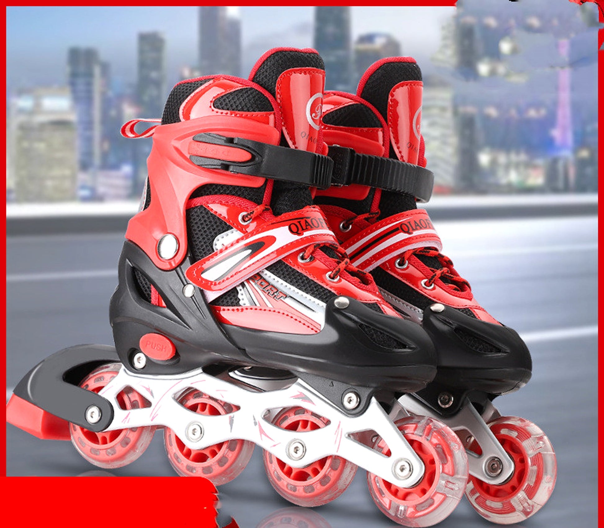 Adult Roller Speed Skating Roller Skates OSK Sliding Heelys - enhanced image 5