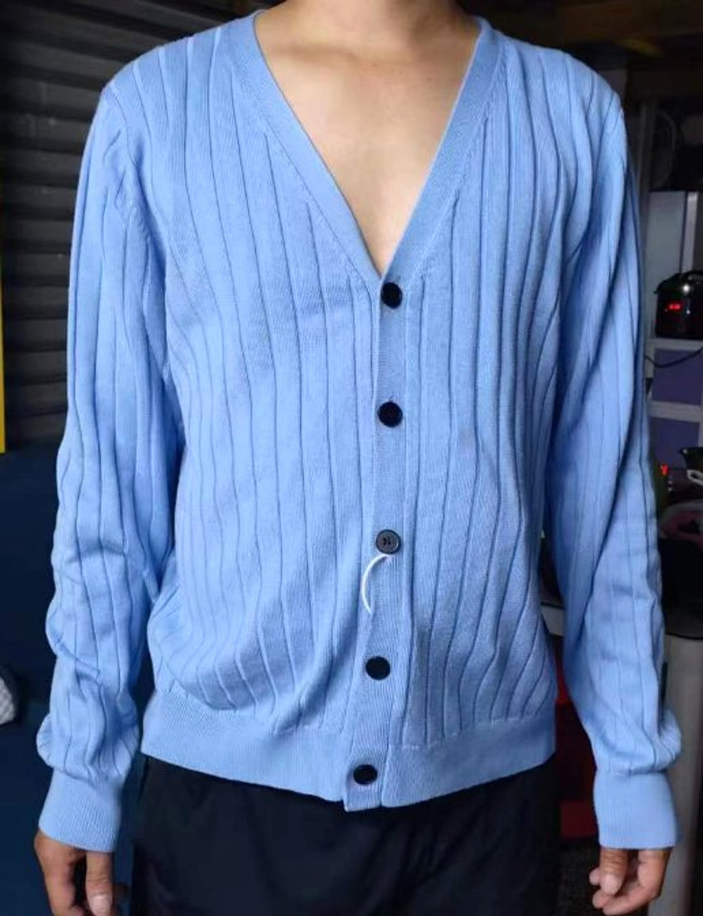 Autumn And Winter Knitting Cardigan Men - enhanced image 5