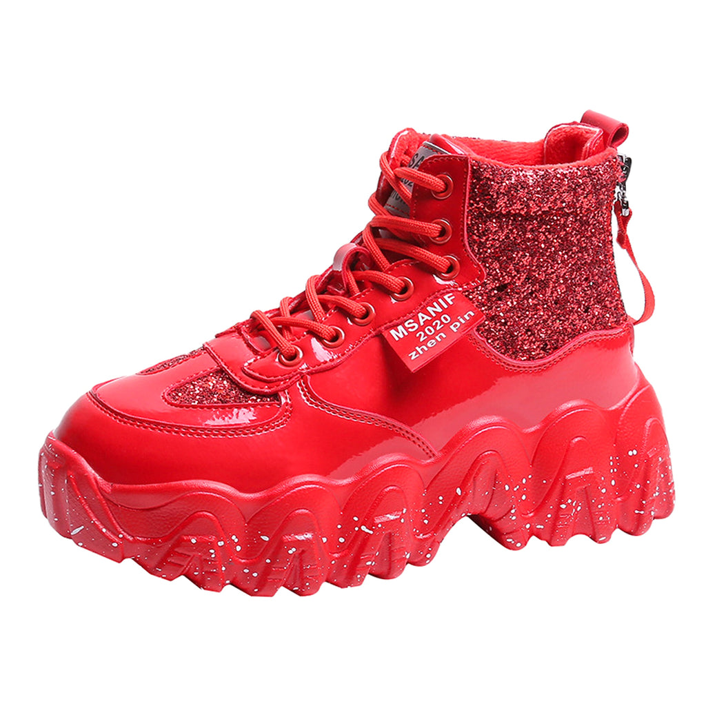 Big wavy snowflake daddy shoes women - enhanced image 5
