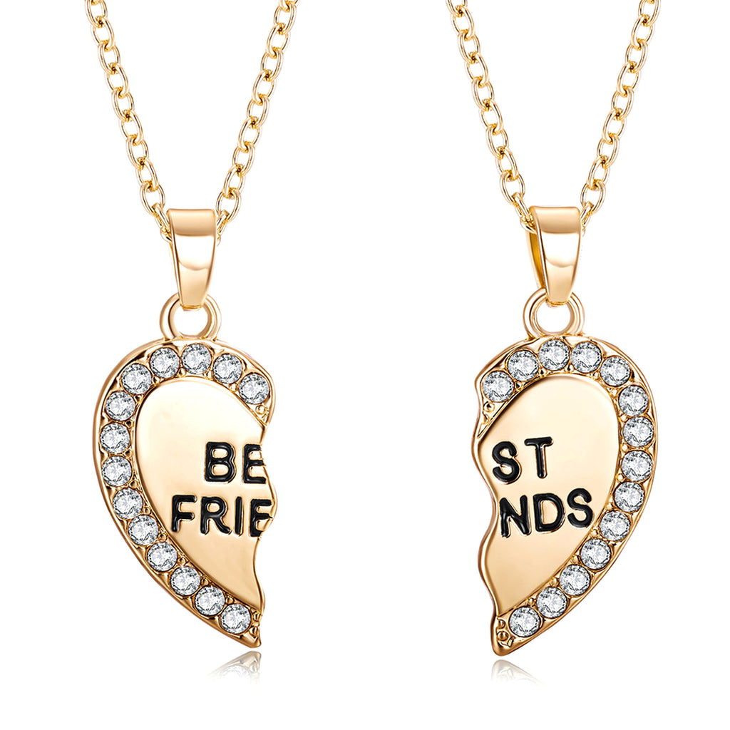 BondedHearts™ – Custom Couple Necklaces (Split Heart Set) - enhanced image 5
