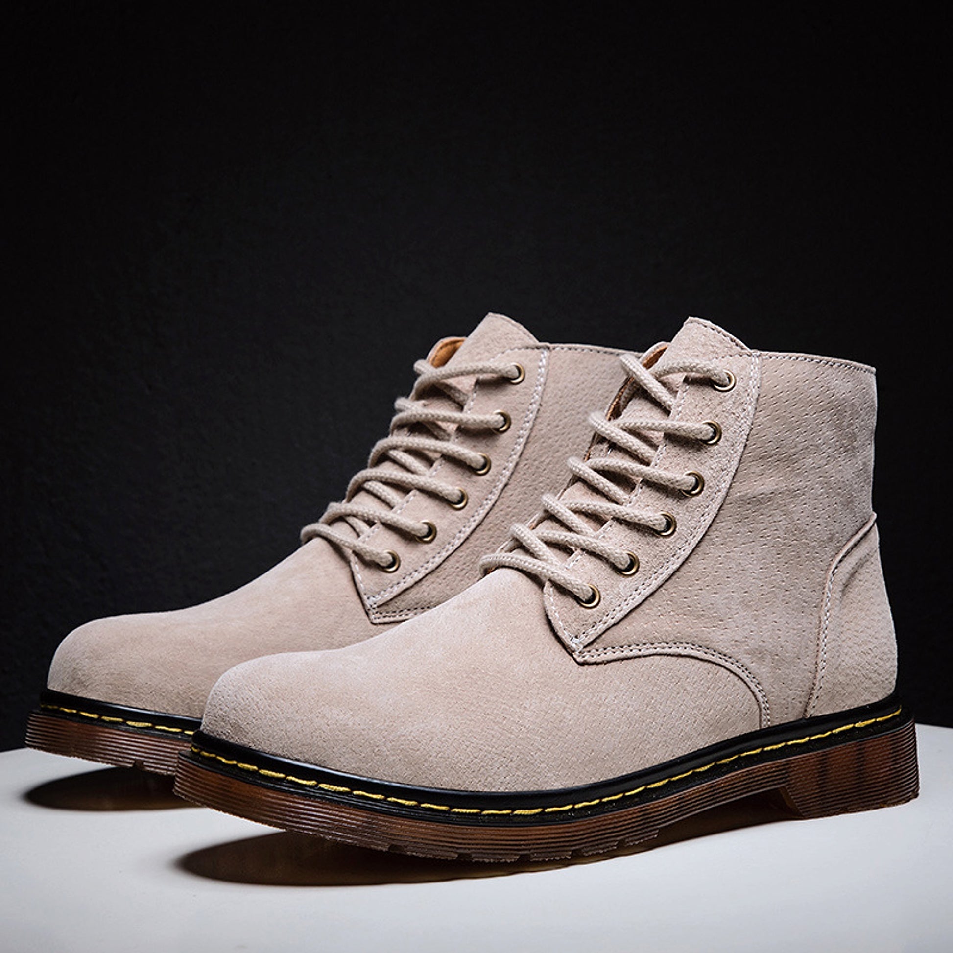 high-top casual single boots men - enhanced image 5