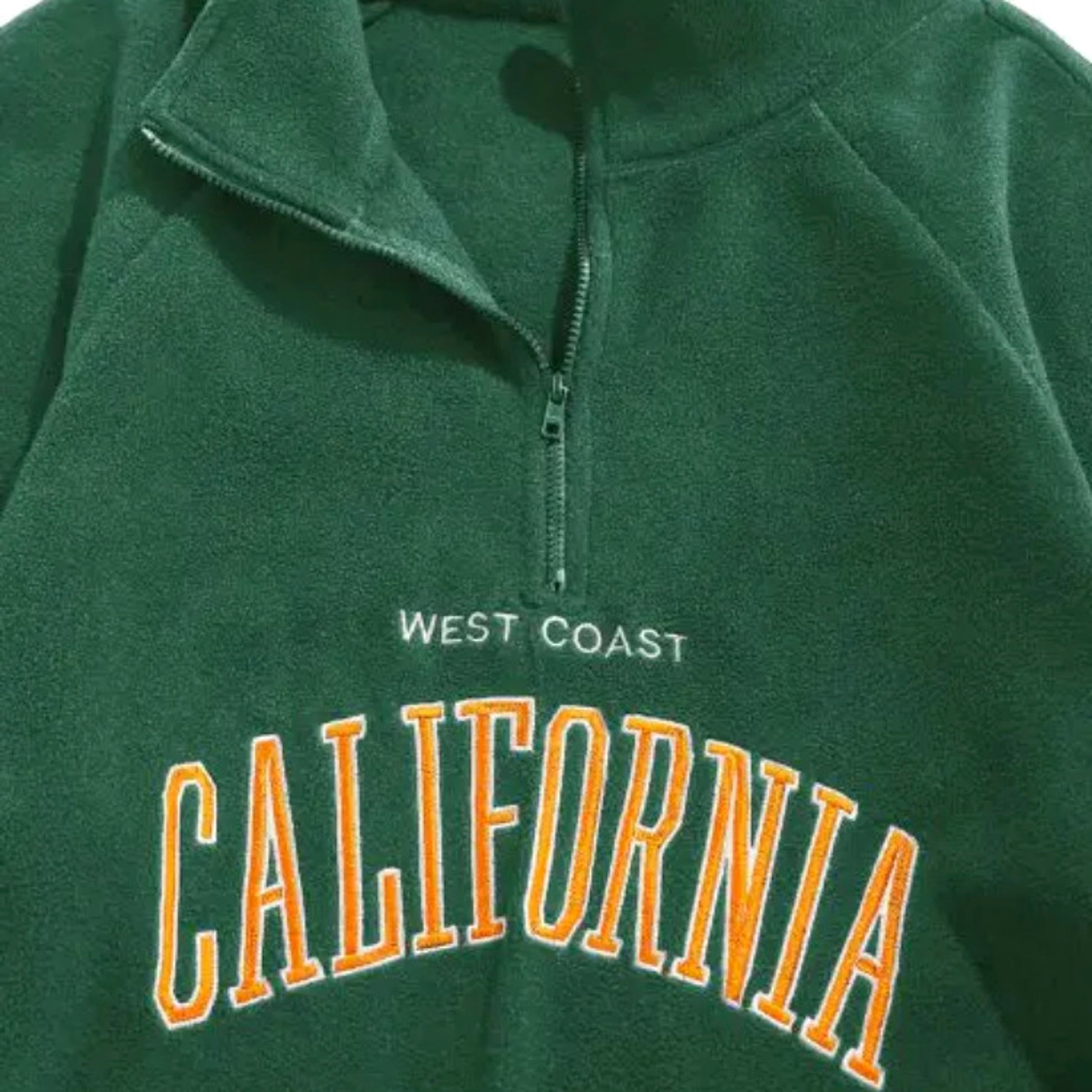 California Loose Zipper Coat Sweater - enhanced image 5