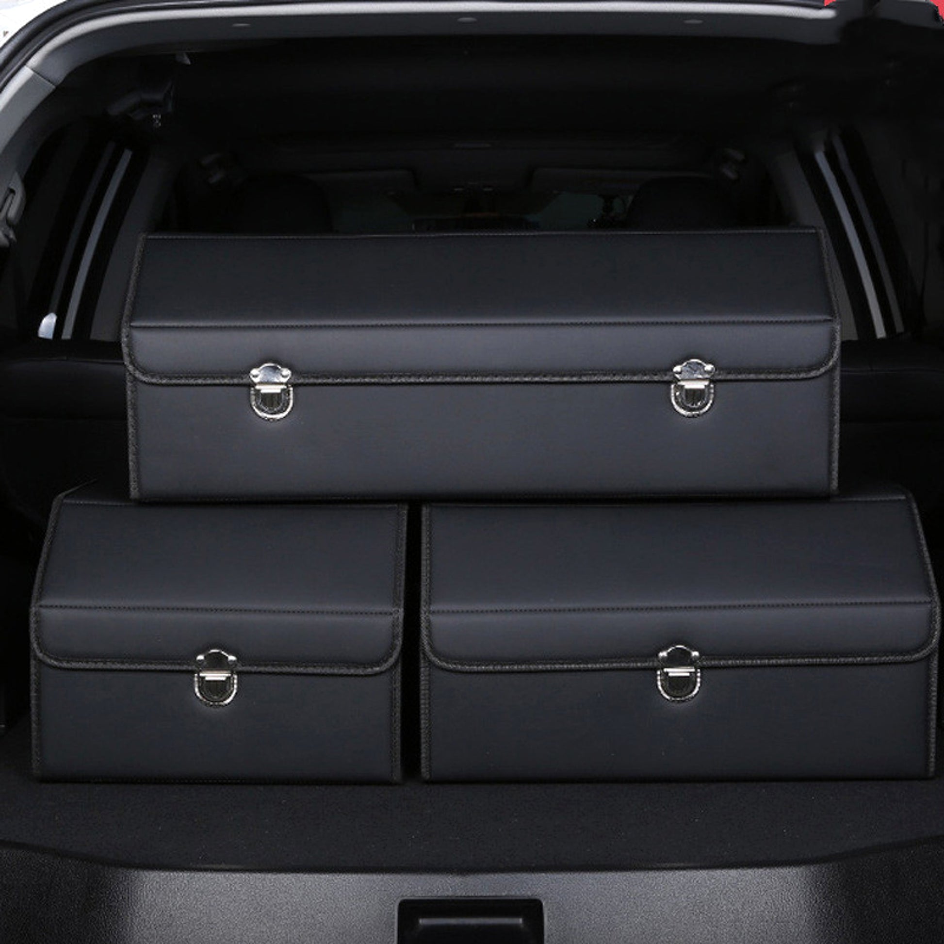 CarVault™ – Foldable Car Trunk Storage Box (Leather Style) - enhanced image 5