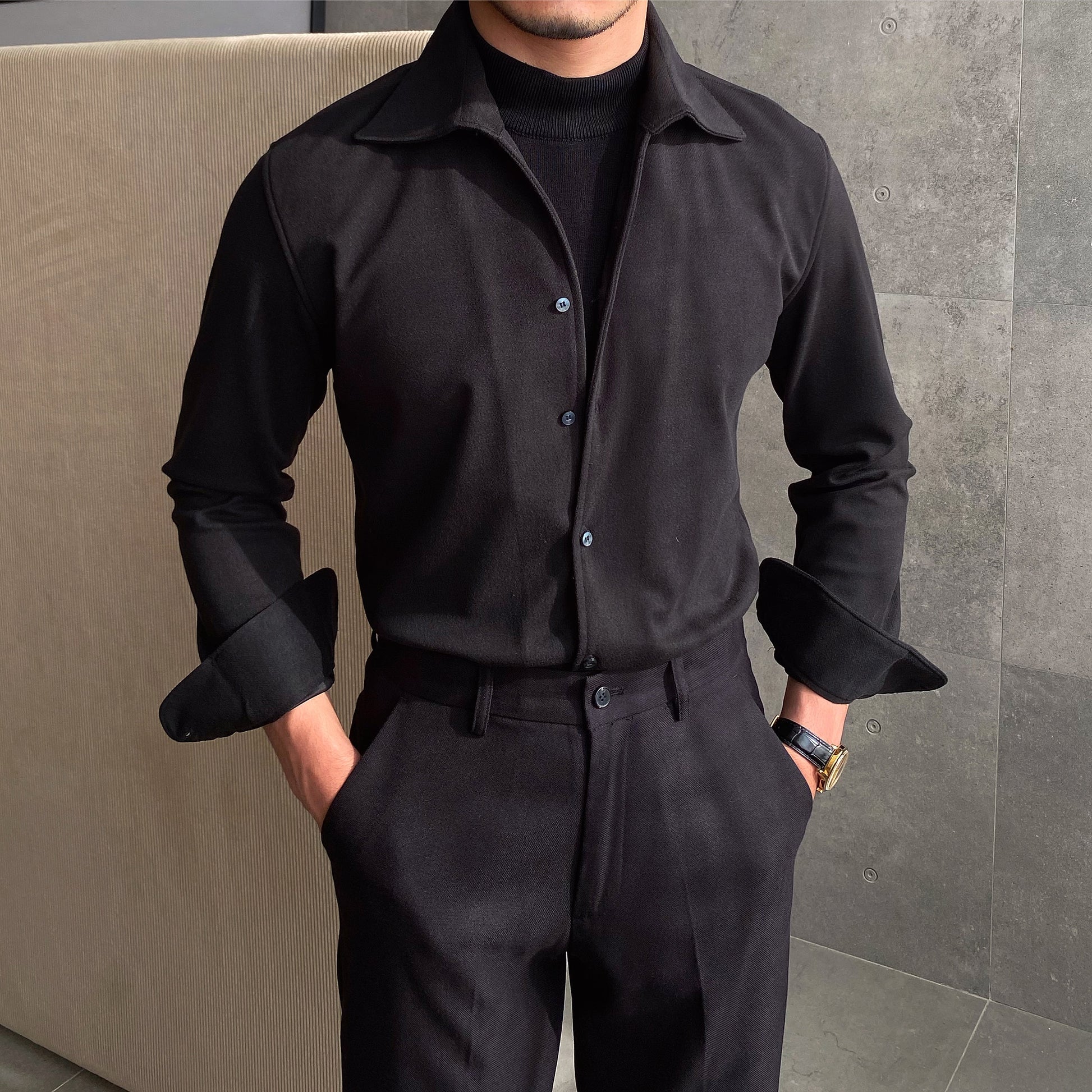 Casual Versatile DressShirt For Trendy Men - enhanced image 5