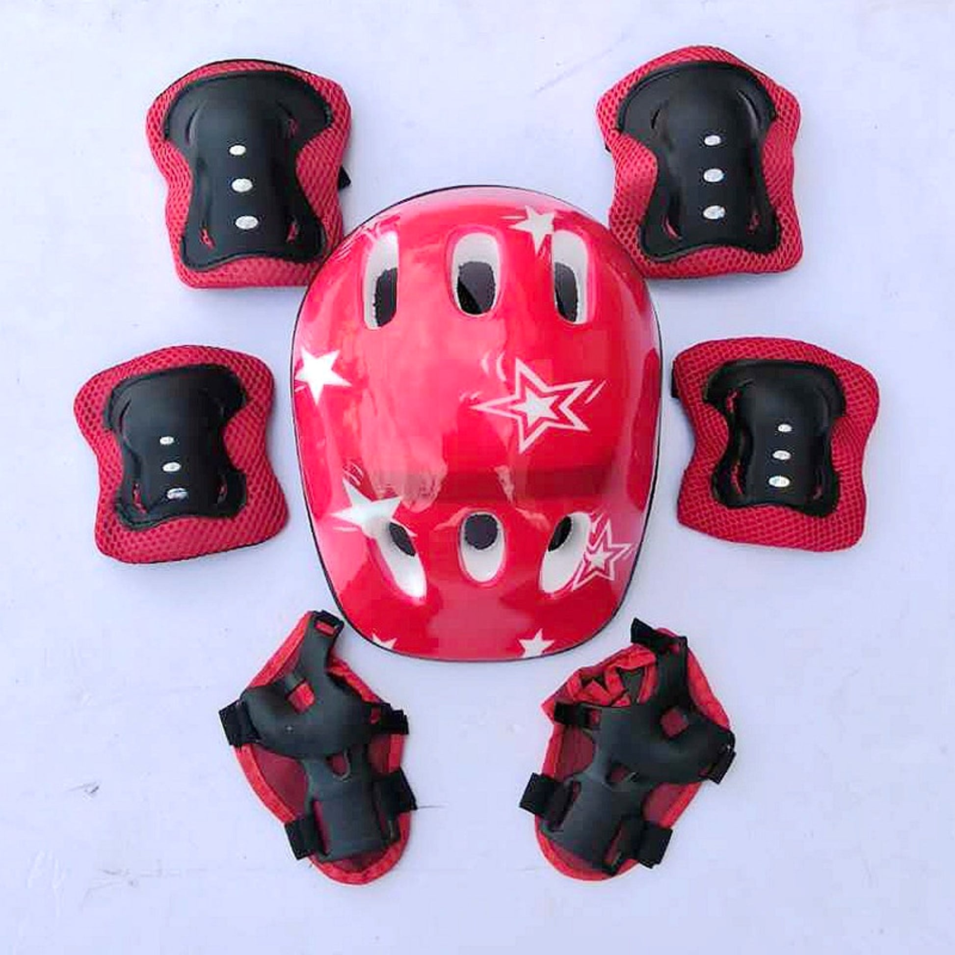 Children's Roller Skating Protective Gear, Children's Thickening Helmet Seven-piece Suit - enhanced image 5