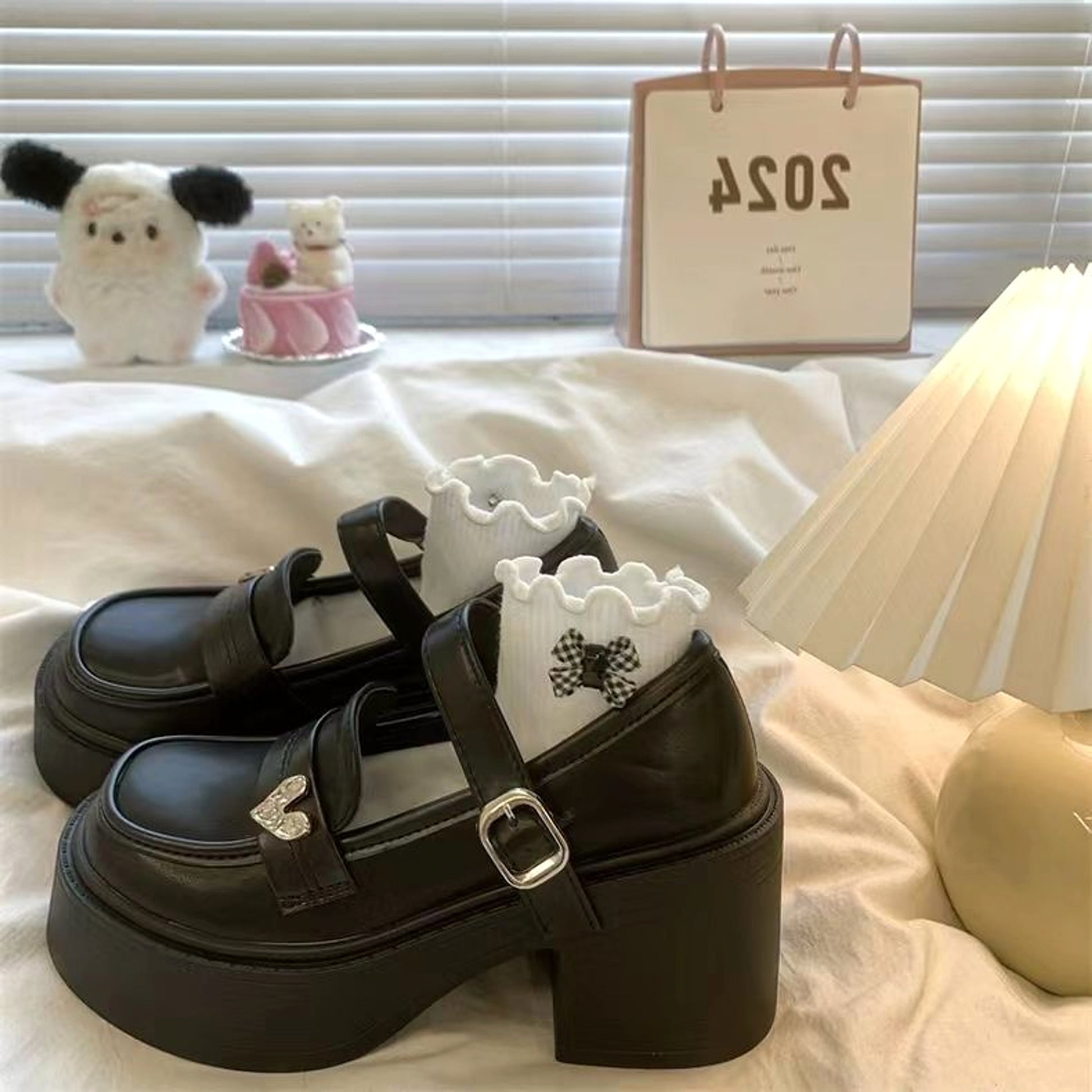Classy High Heels With Skirt Mary Jane Shoes - enhanced image 5