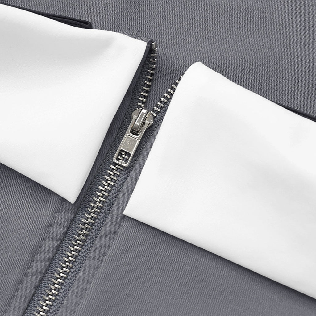 Contrast Color Vest Wide-leg Suit Pants Fashion Casual Two-piece Suit - enhanced image 5