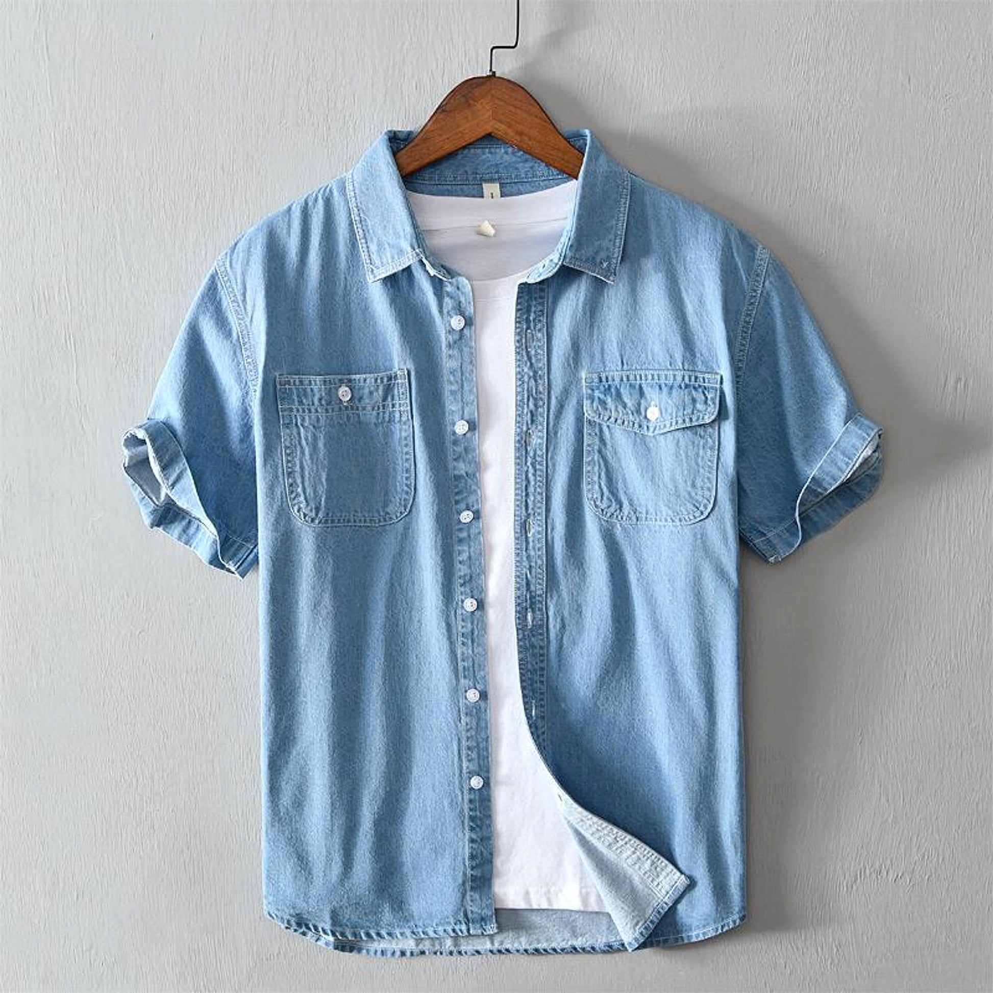 Cotton DressShirt Coat For Men - enhanced image 5