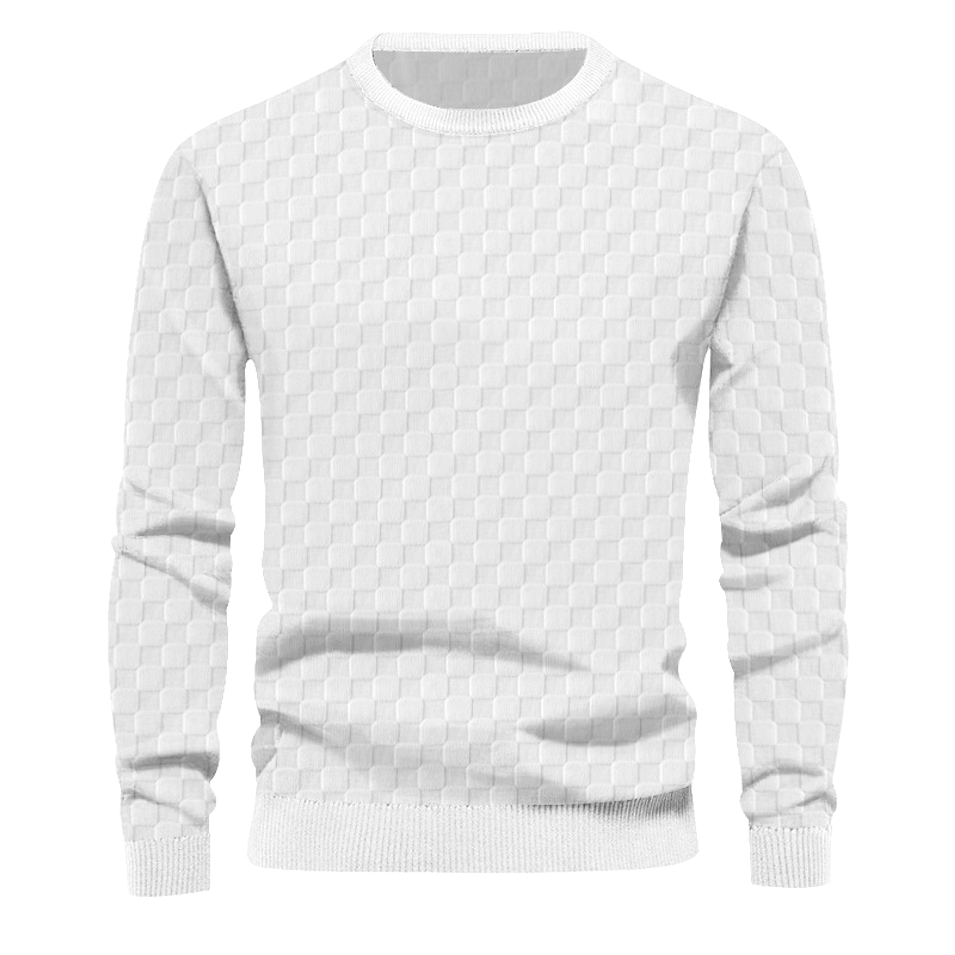 Crew Neck Casual Base Long Sleeve T-Shirt Men - enhanced image 5