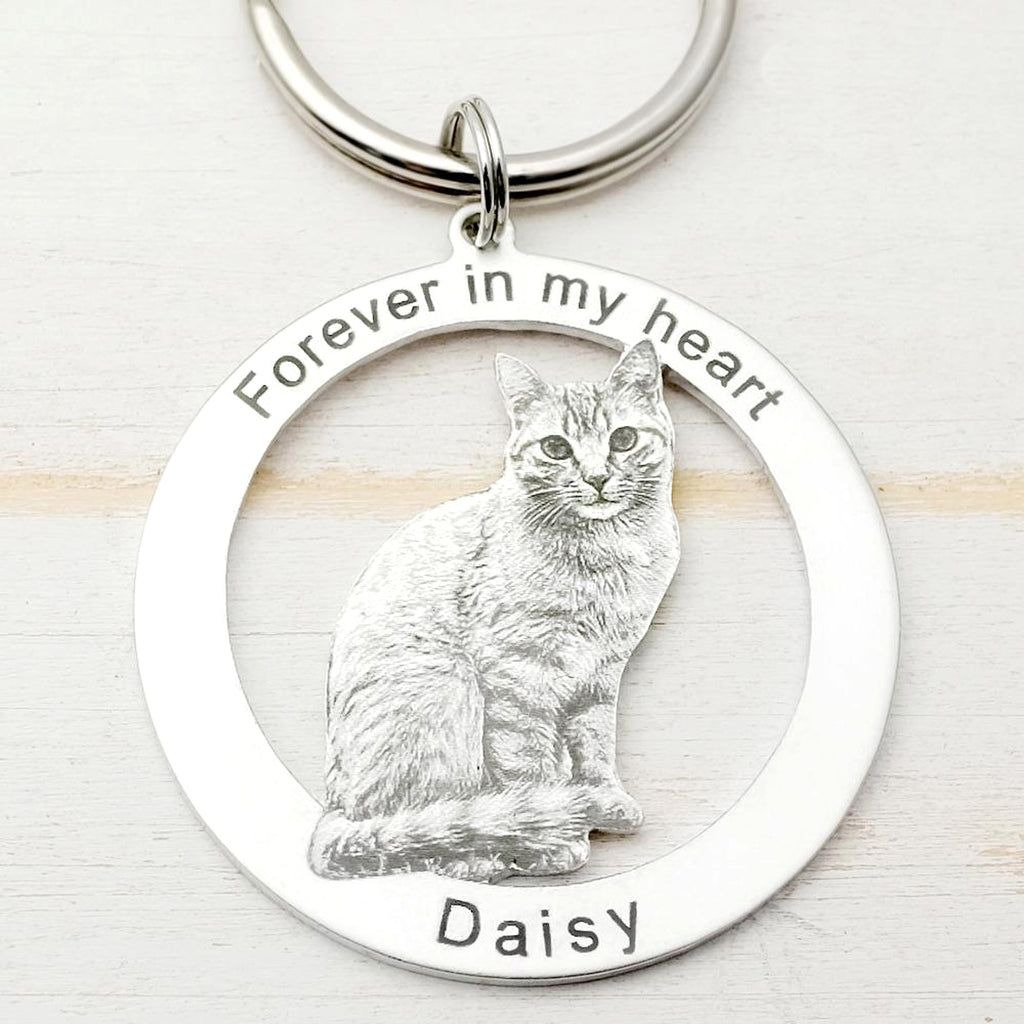 Custom Keychain – Personalized Photo Keyring for Dog, Cat & Pet Lovers - enhanced image 5