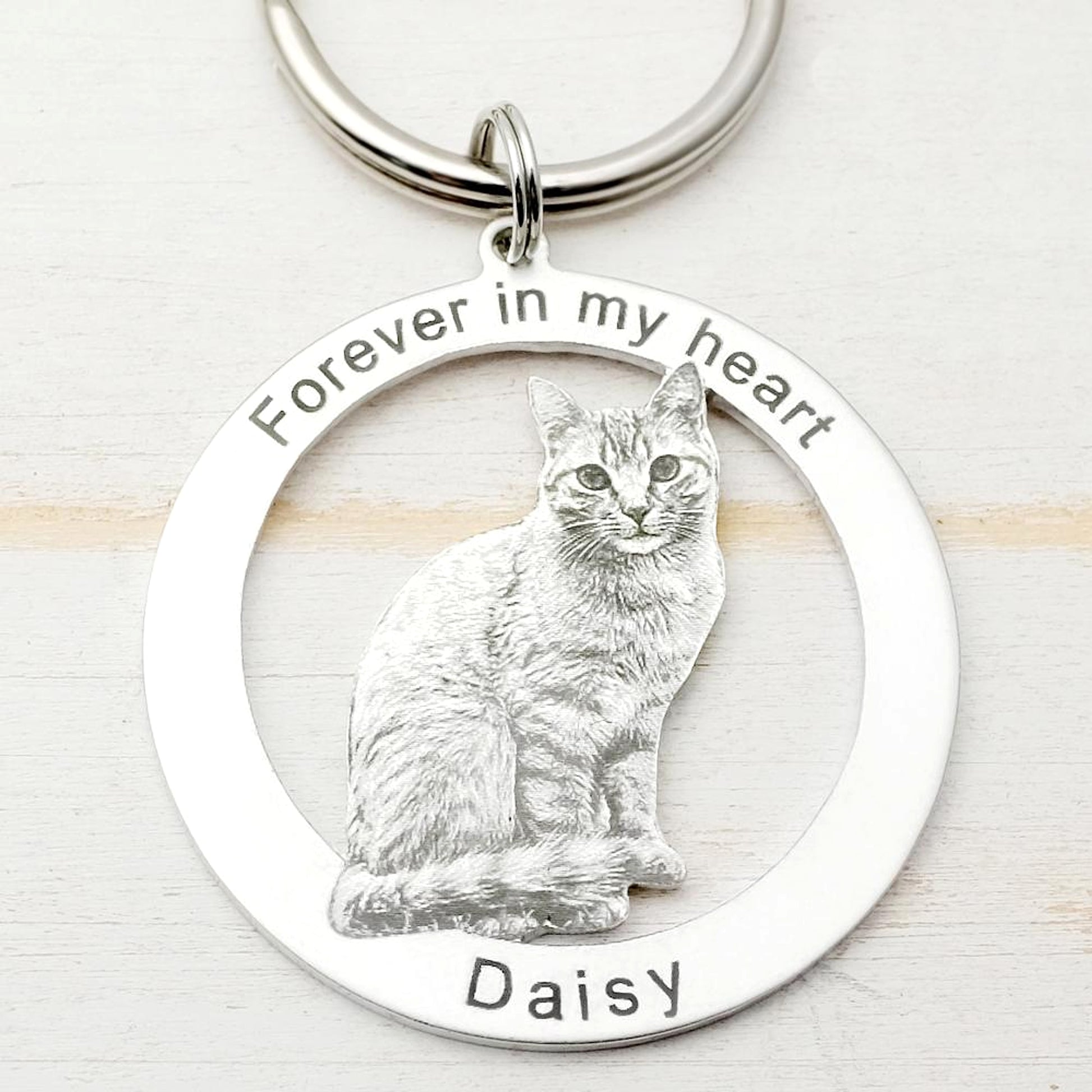 Custom Keychain – Personalized Photo Keyring for Dog, Cat & Pet Lovers - enhanced image 5