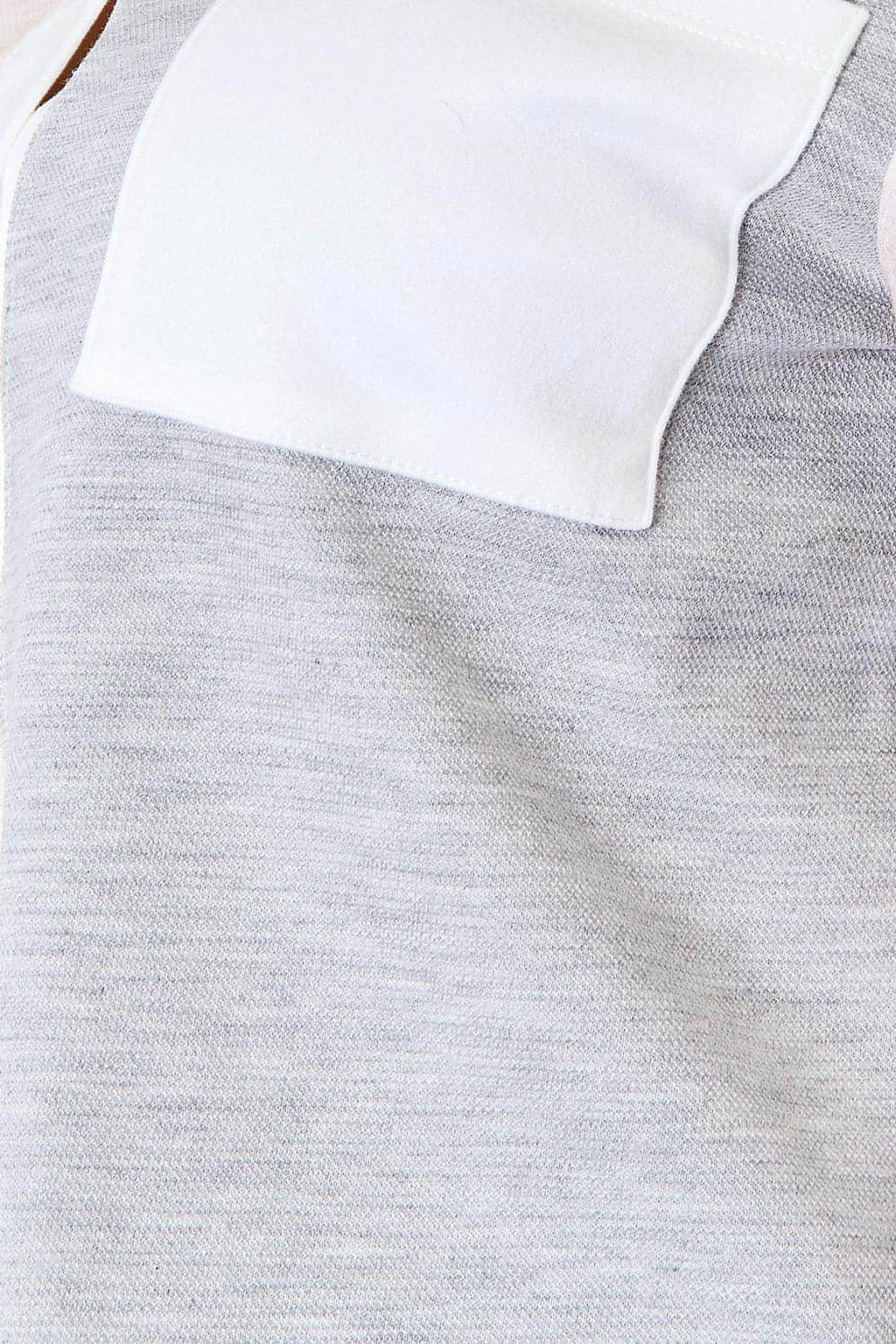Double Take Color Block Curved Hem Shirt - enhanced image 5