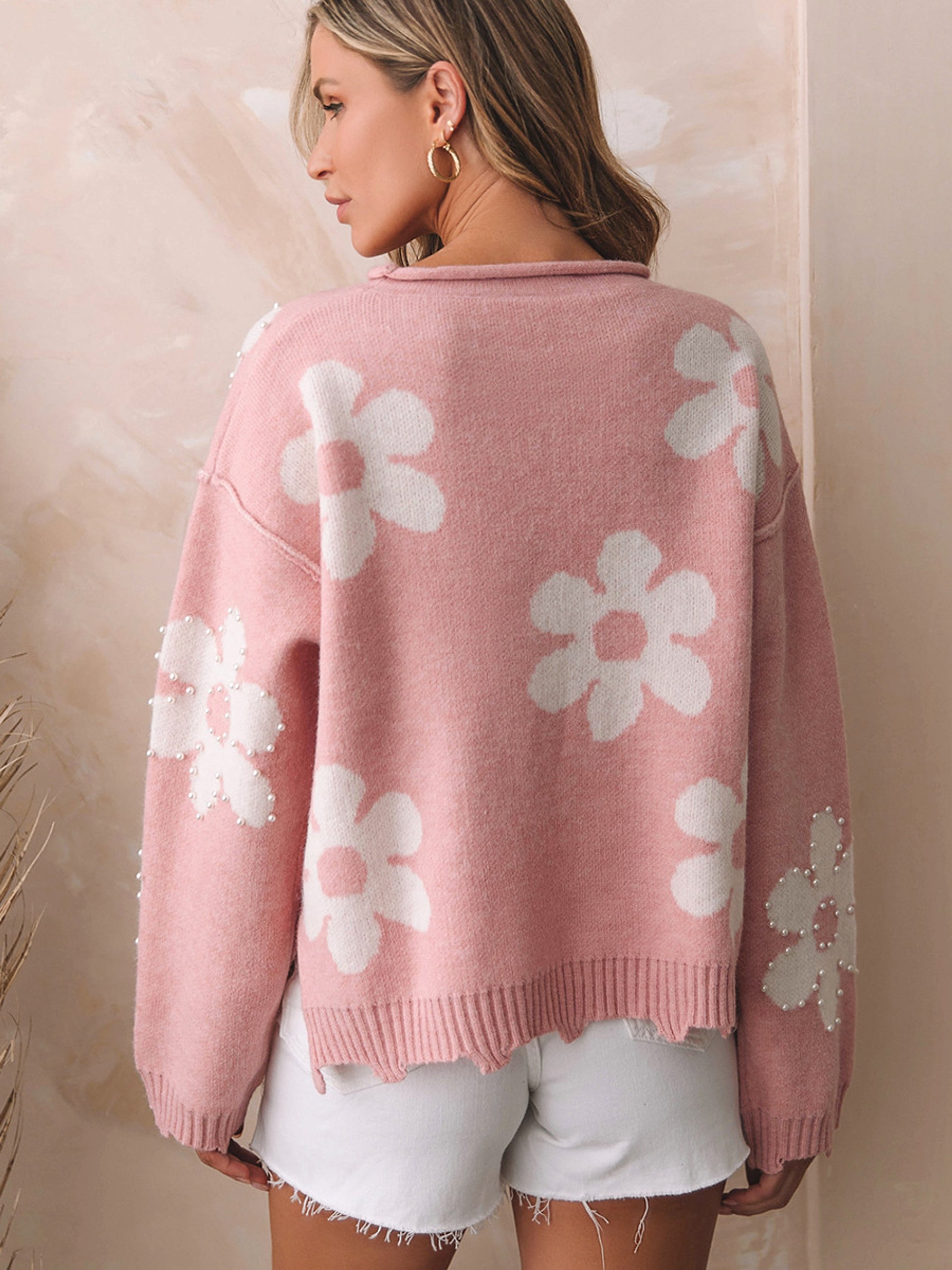A.1 Drop-shoulder Long-sleeve Top For Women Sweater - enhanced image 5