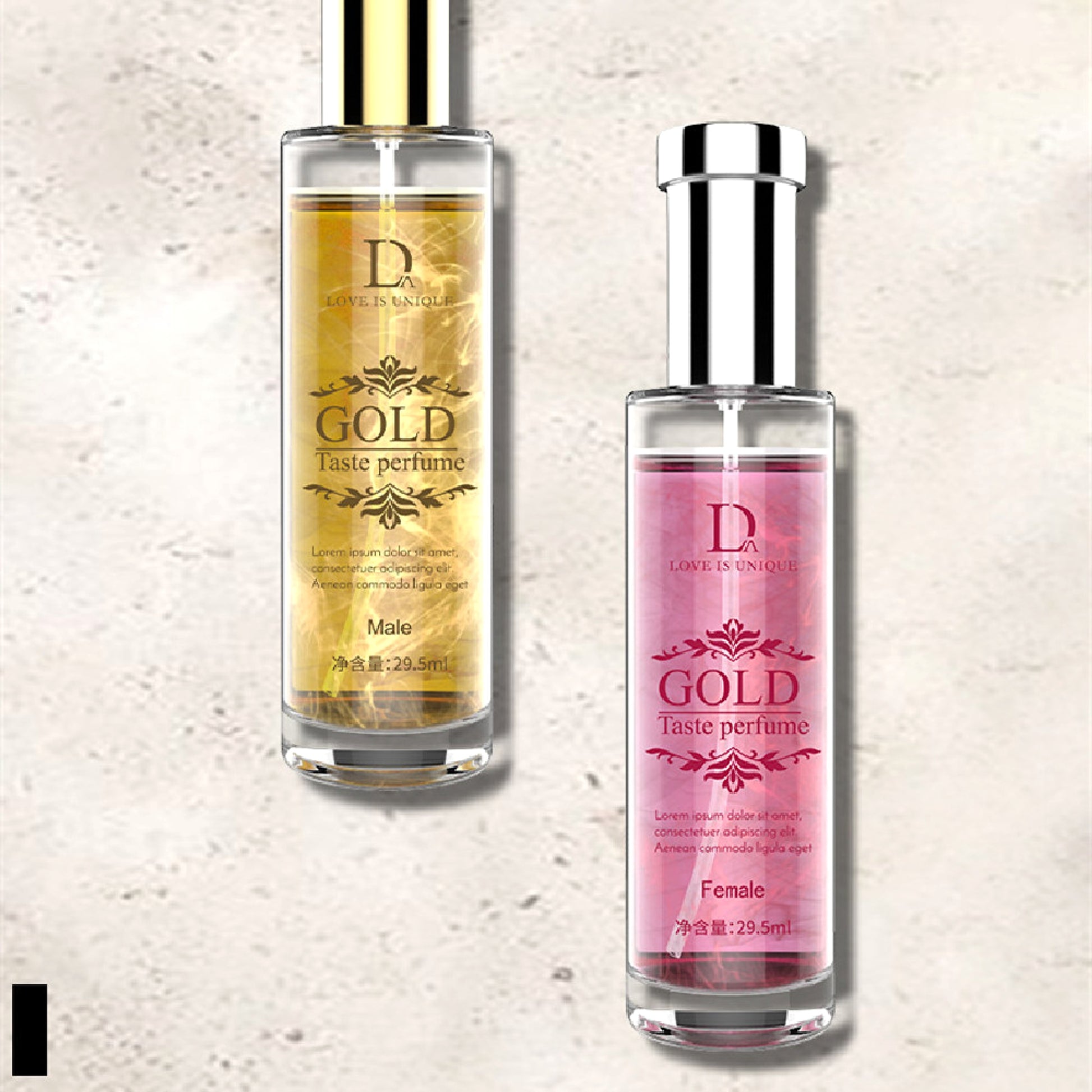 Elegant Car Student Fragrance Powder Perfume Gilded Sand - enhanced image 5