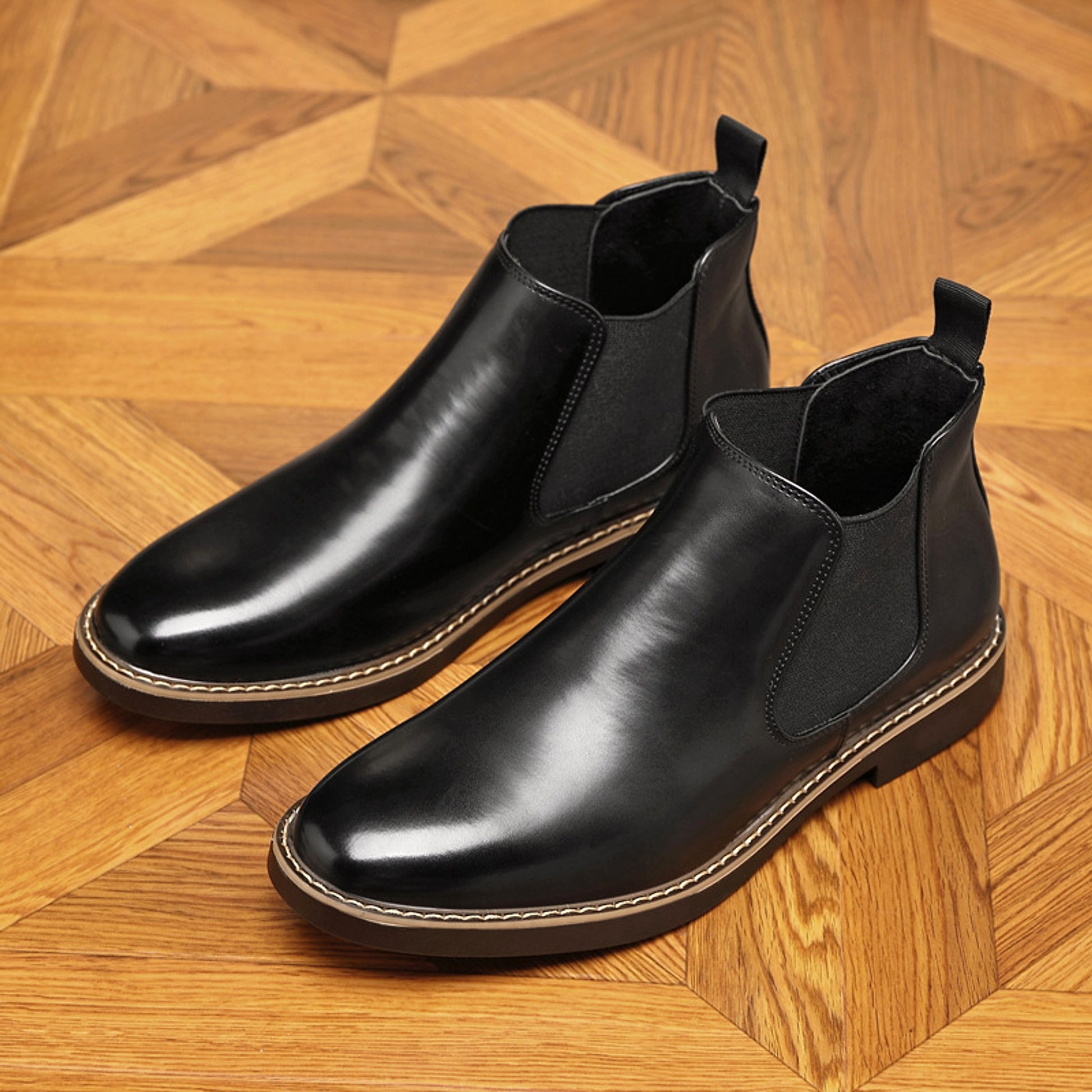 Eleganz™ – Classic Pointed-Toe Formal Boots for Men (Global Shipping) - enhanced image 5