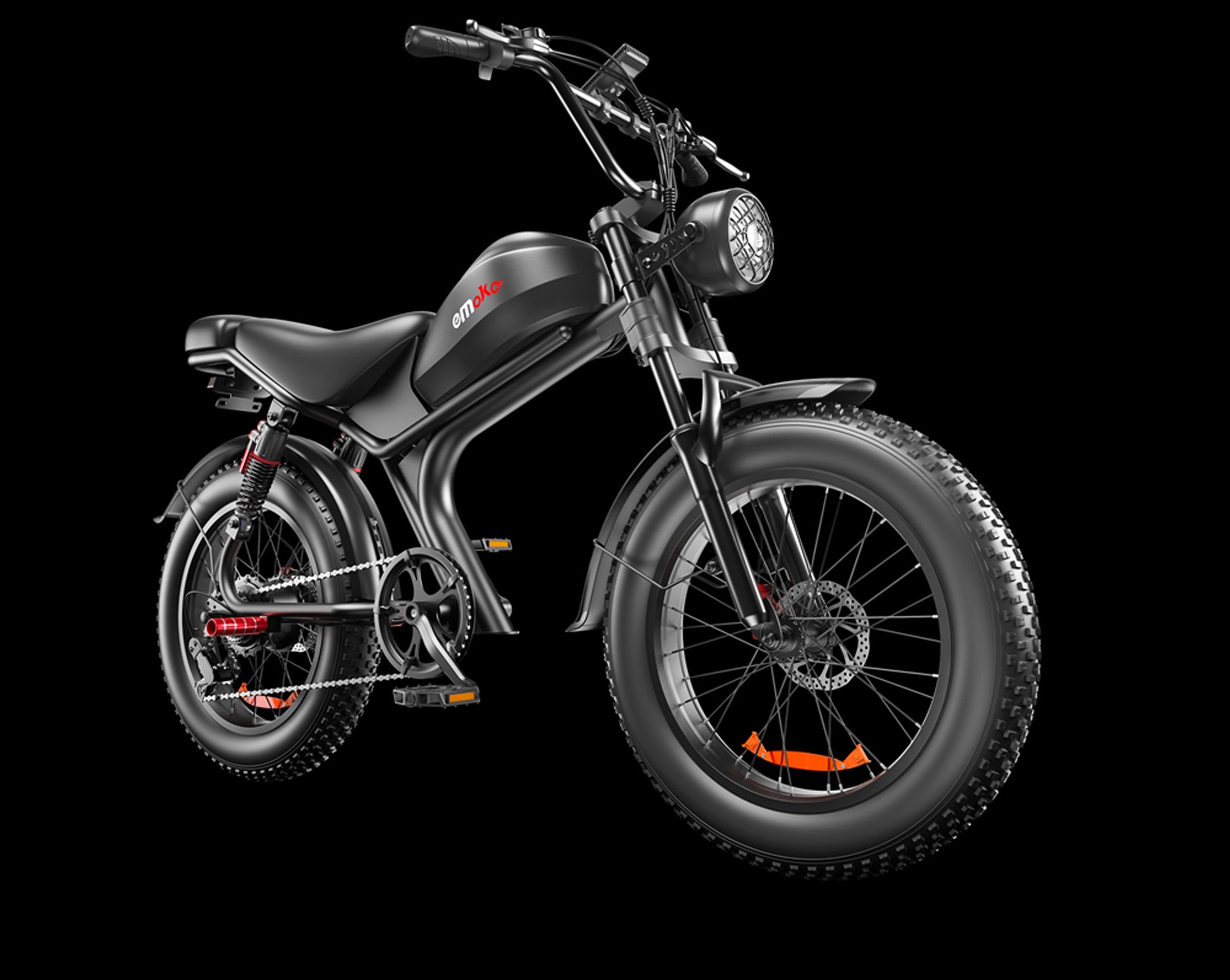 eMoto C93™ – 20" Retro-Style Electric Bike 1000W | 48V 20Ah Battery (US Warehouse) - enhanced image 5