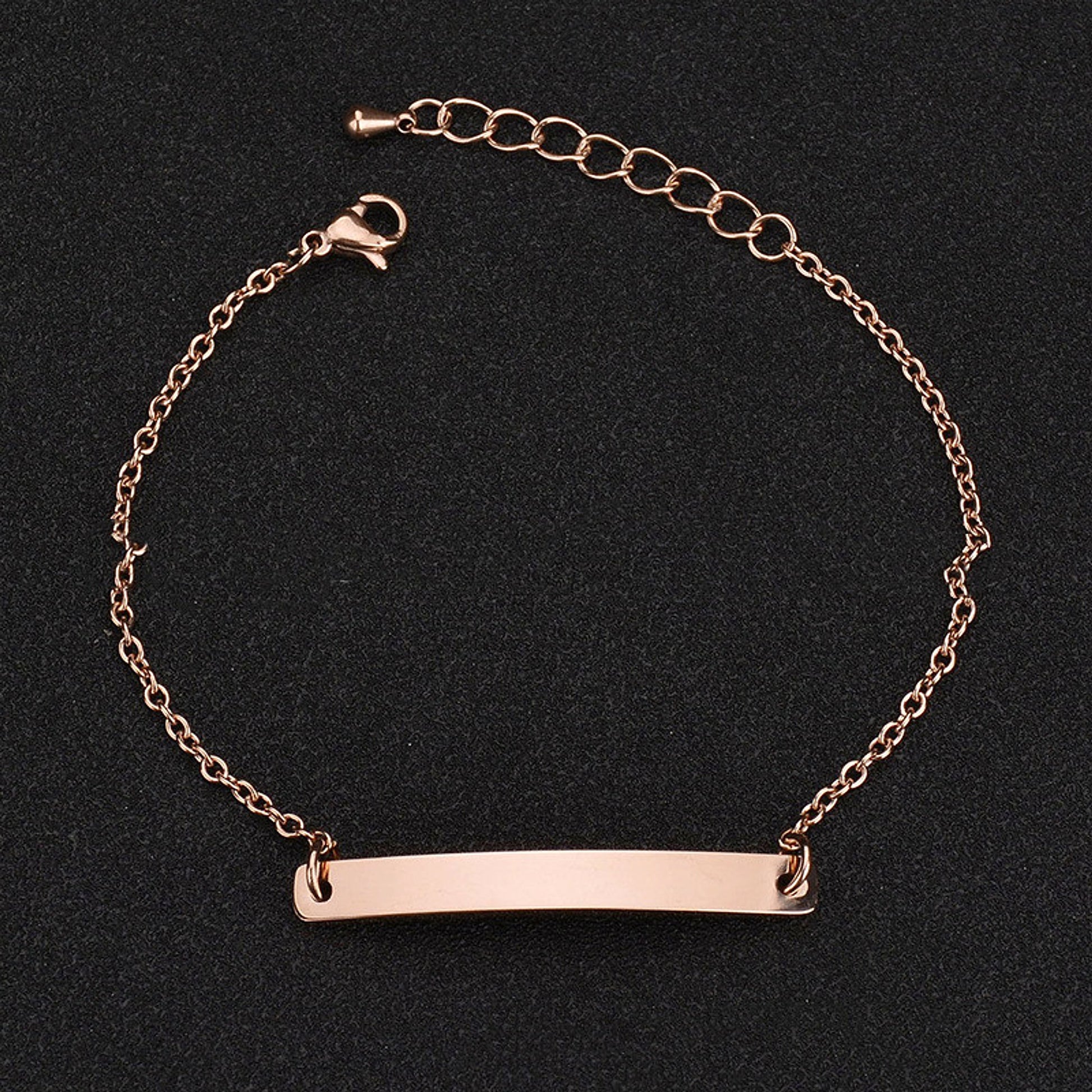 English Name Bracelet Personalized Titanium Steel Handwear - enhanced image 5