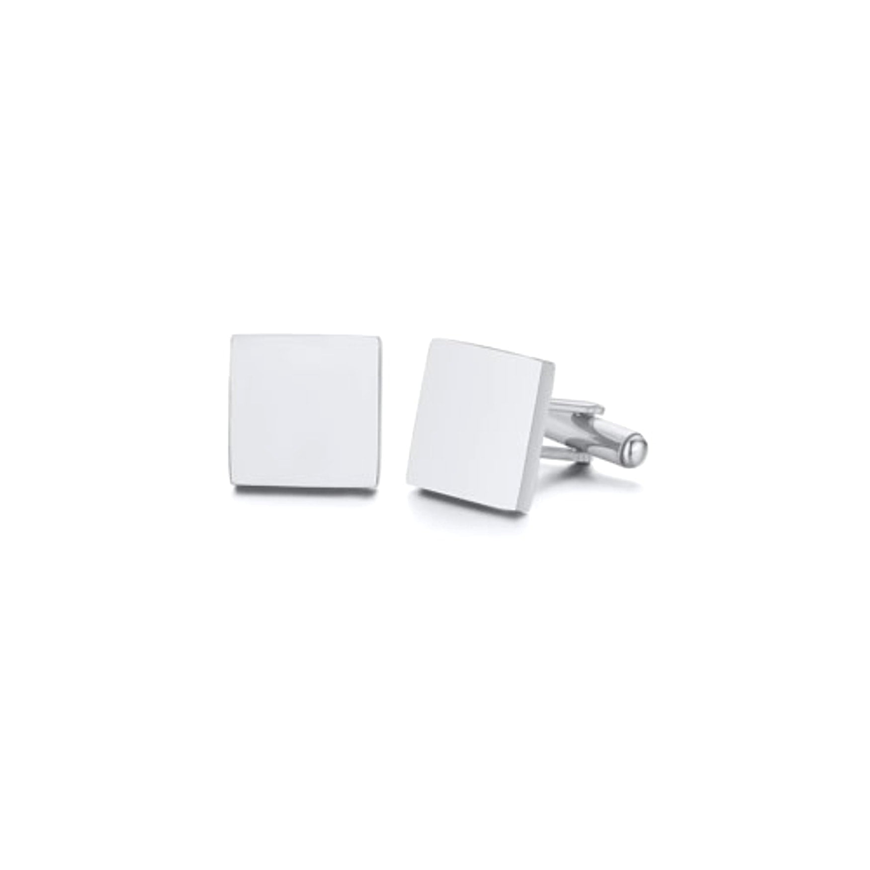 Minimalist Stainless Steel Cufflinks – Classic & Elegant - enhanced image 5