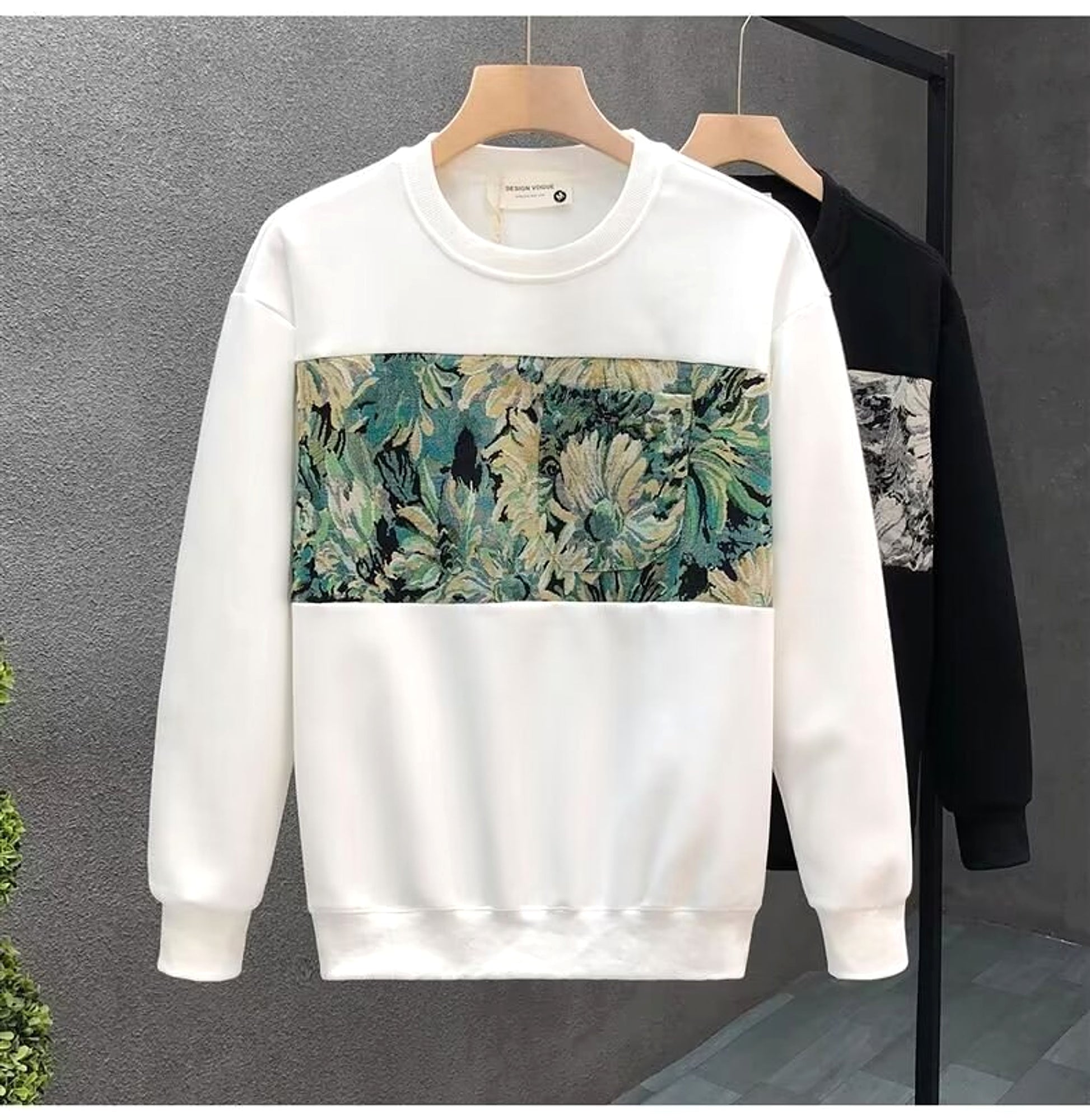 Fashion Brand Crew Neck Pullover Sweatshirt Men - enhanced image 5