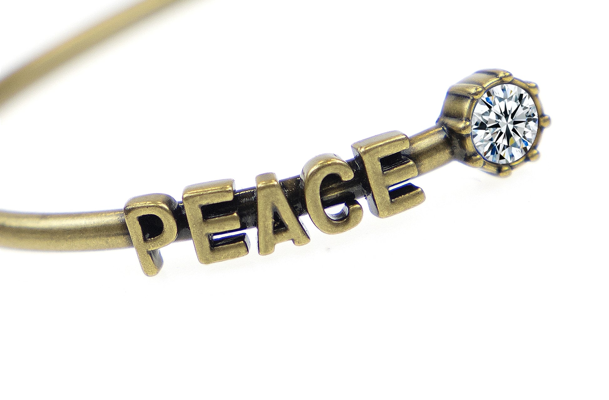 Vintage Bronze Letter Bracelet – A Retro & Timeless Statement Piece! - enhanced image 5