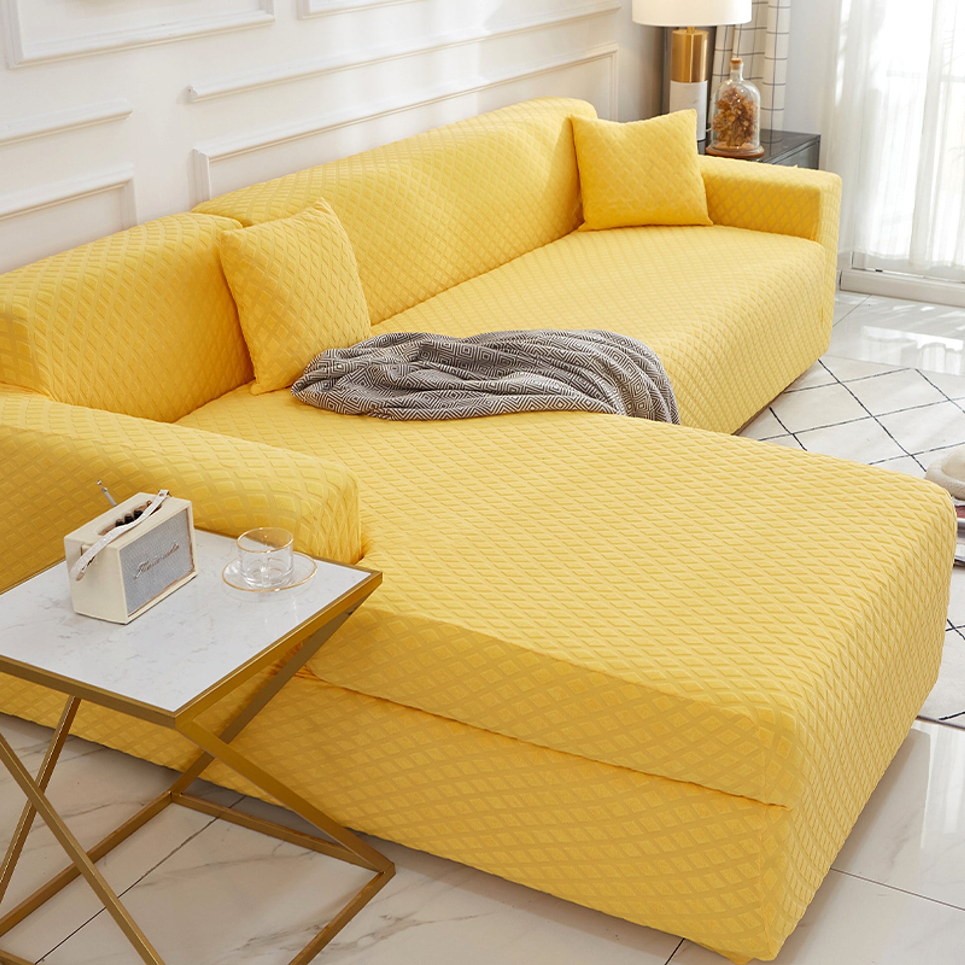 FlexLuxe™ – Full Stretch Sofa Cover for Modular Sofas - enhanced image 5