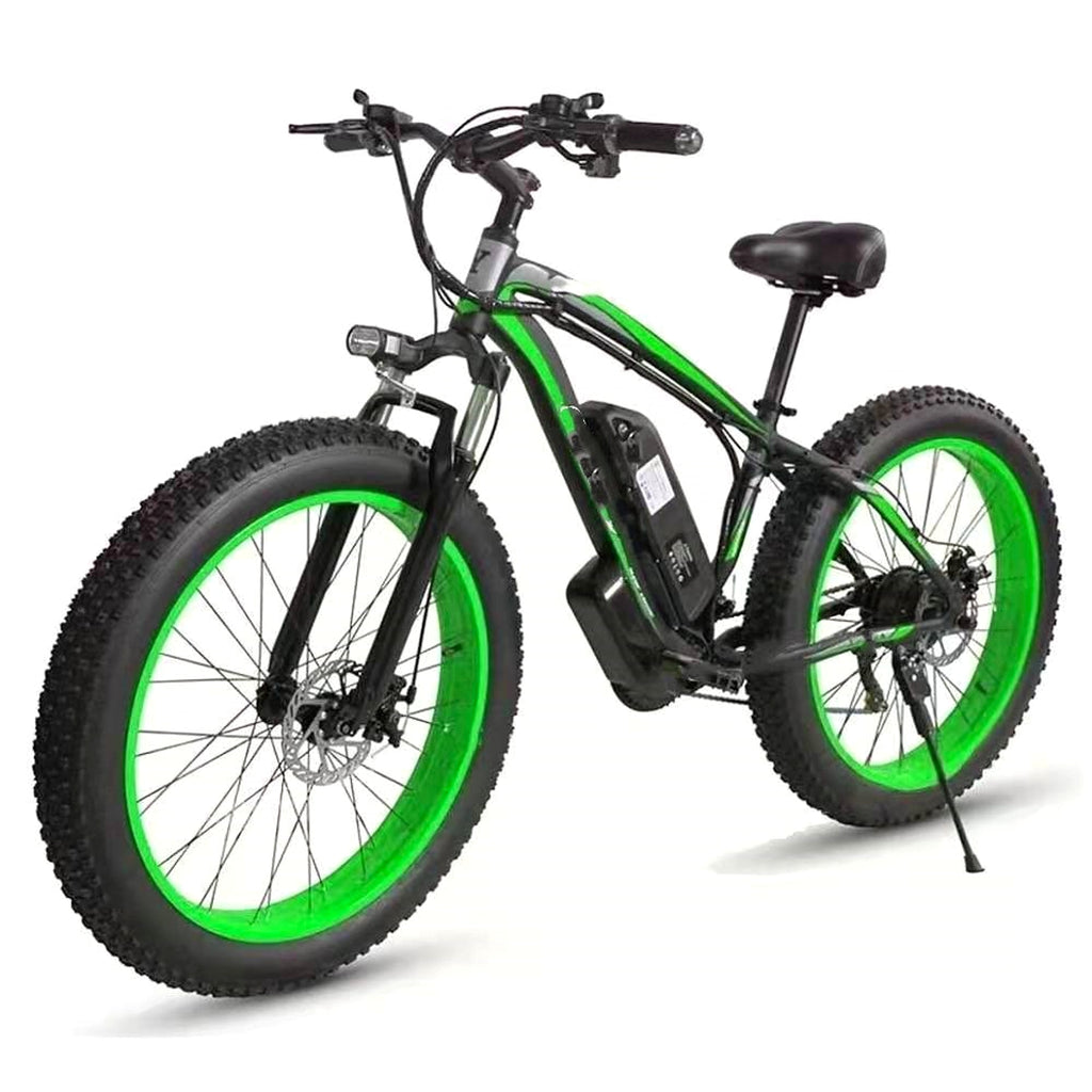 Forever™ E-Glide Snow 26 – Electric Mountain Bike (21-Speed, 350W, Fat Tire) - enhanced image 5