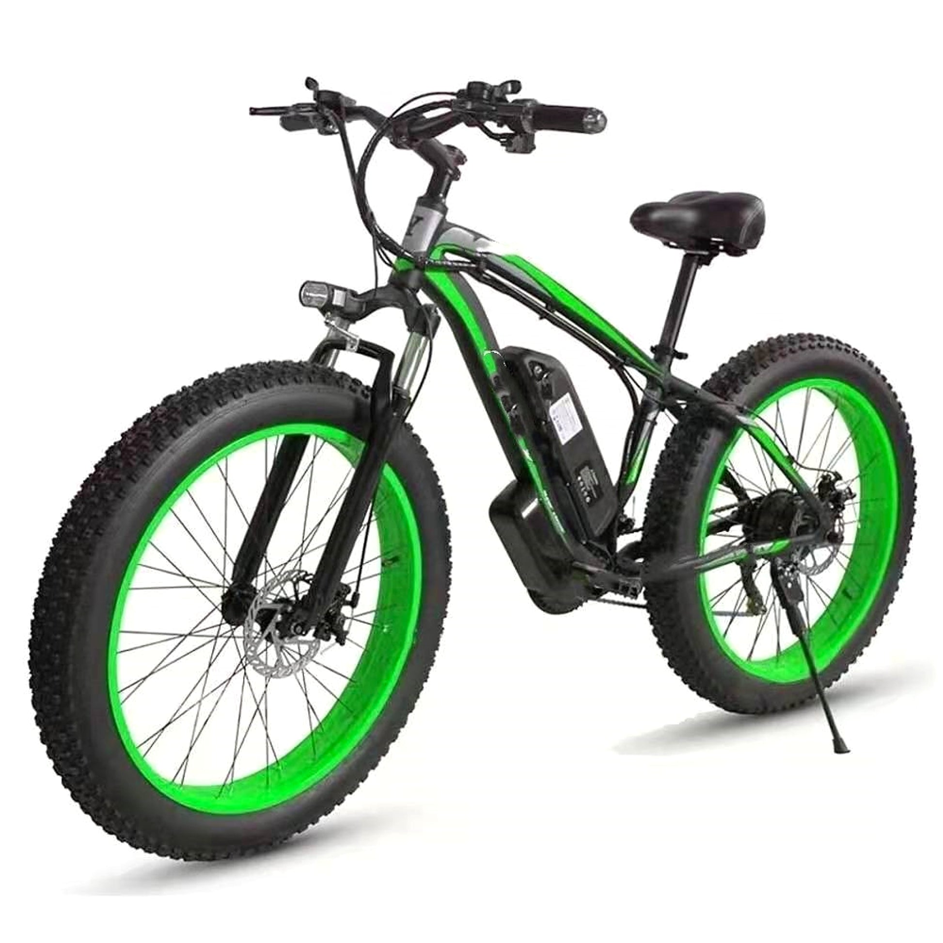 Forever™ E-Glide Snow 26 – Electric Mountain Bike (21-Speed, 350W, Fat Tire) - enhanced image 5