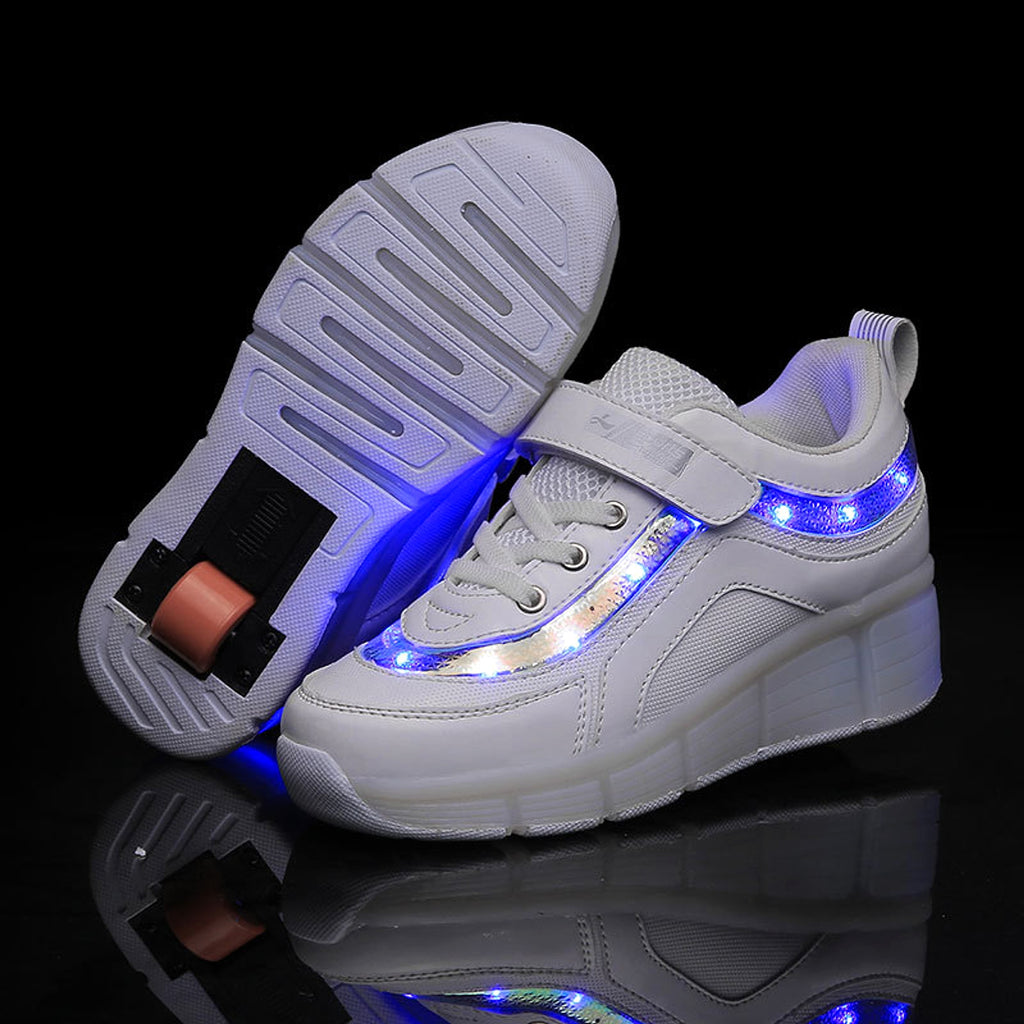 Glowing Skate Roller Sneakers - enhanced image 5