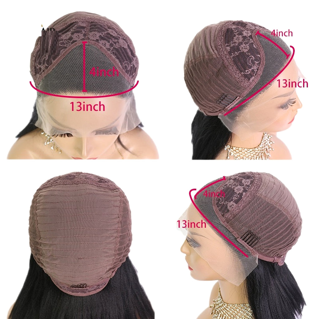 Gradient Orange Yellow Blue And Green Real Hair Headgear - enhanced image 5