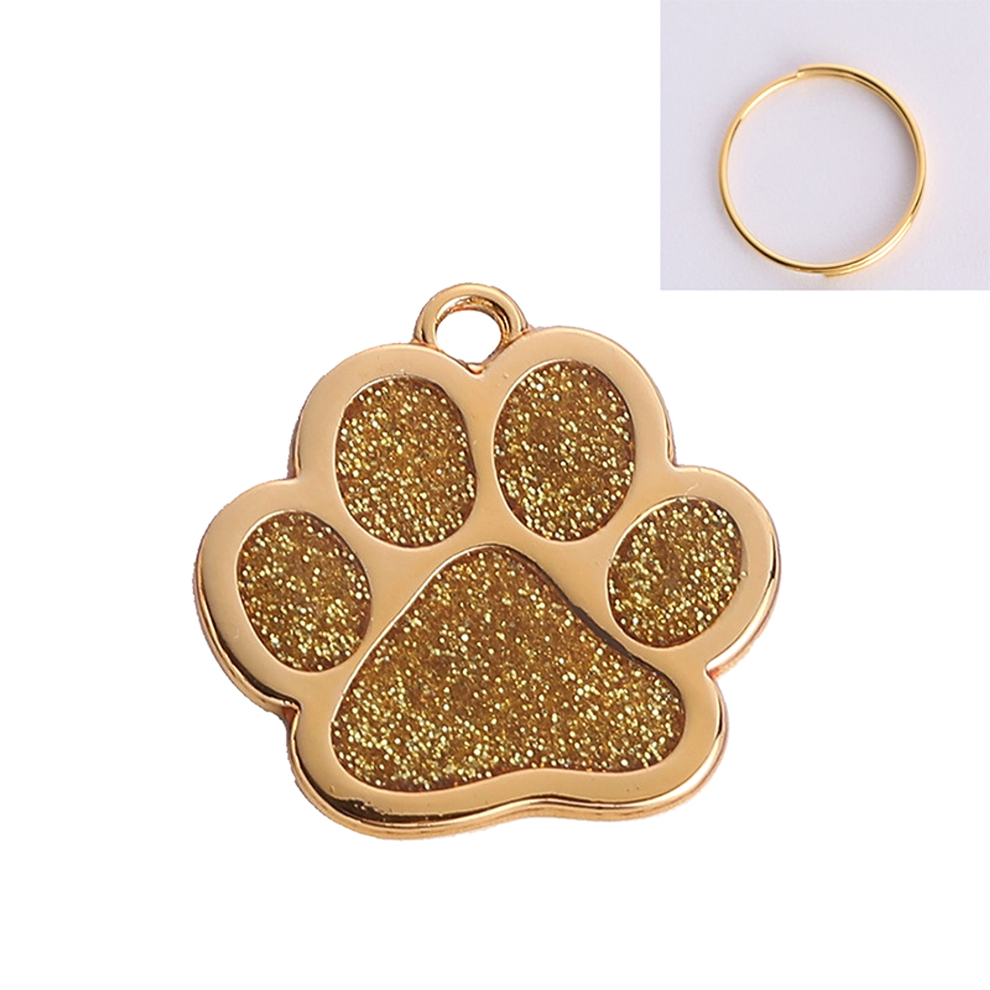 Paw Print Metal Keychain – Stylish & Durable Pet Lover Accessory - enhanced image 5