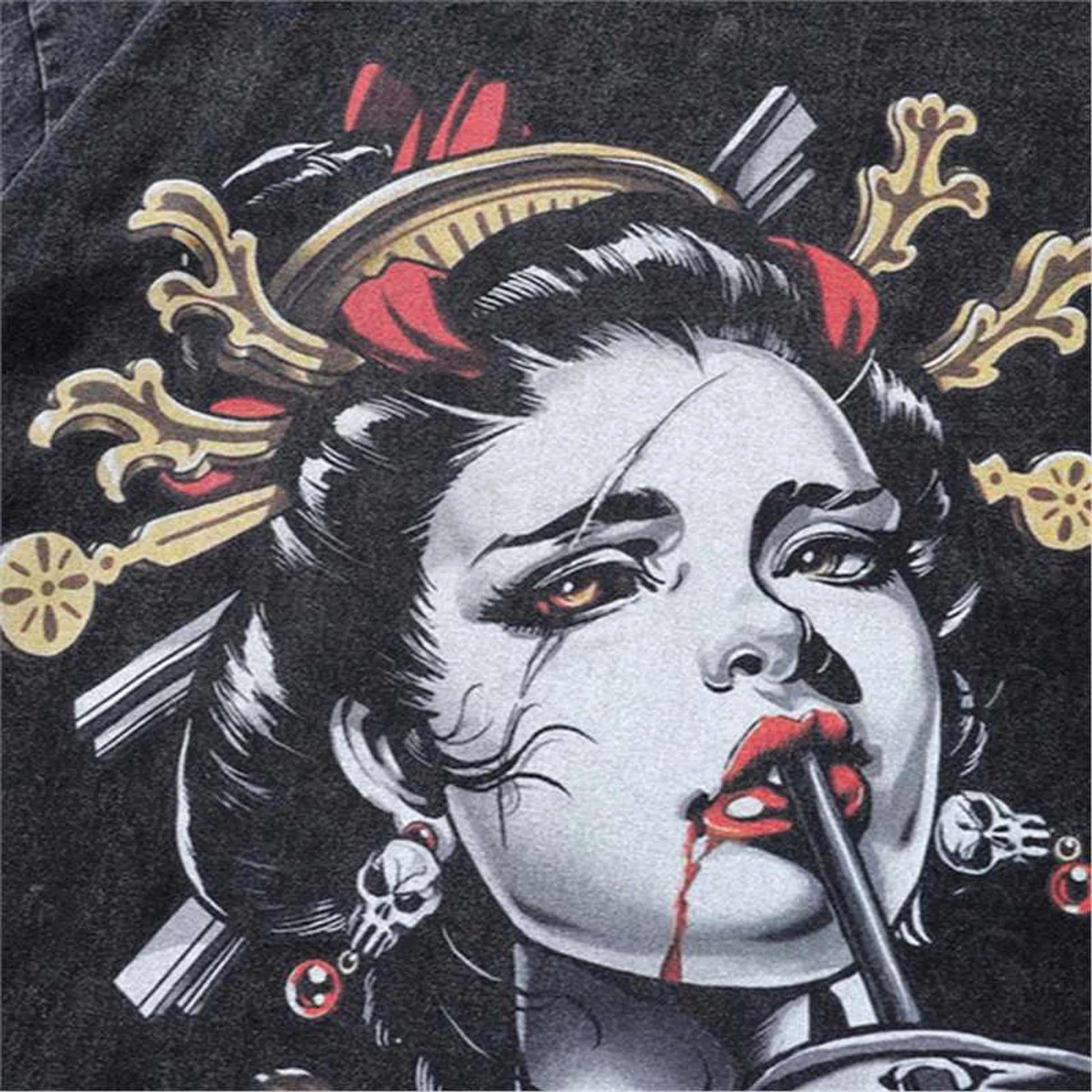 High Street Vintage Retro Loose Short Sleeve Tee Men T-Shirt - enhanced image 5