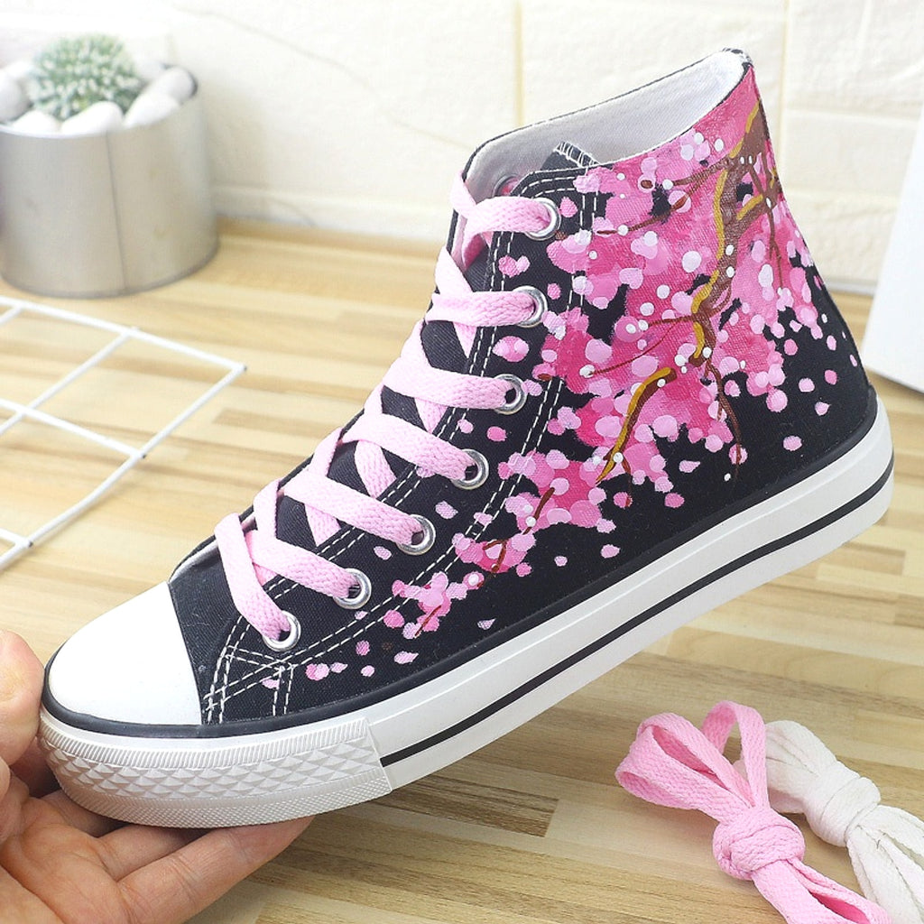 High Top Canvas Shoes For Summer And Autumn Women - enhanced image 5