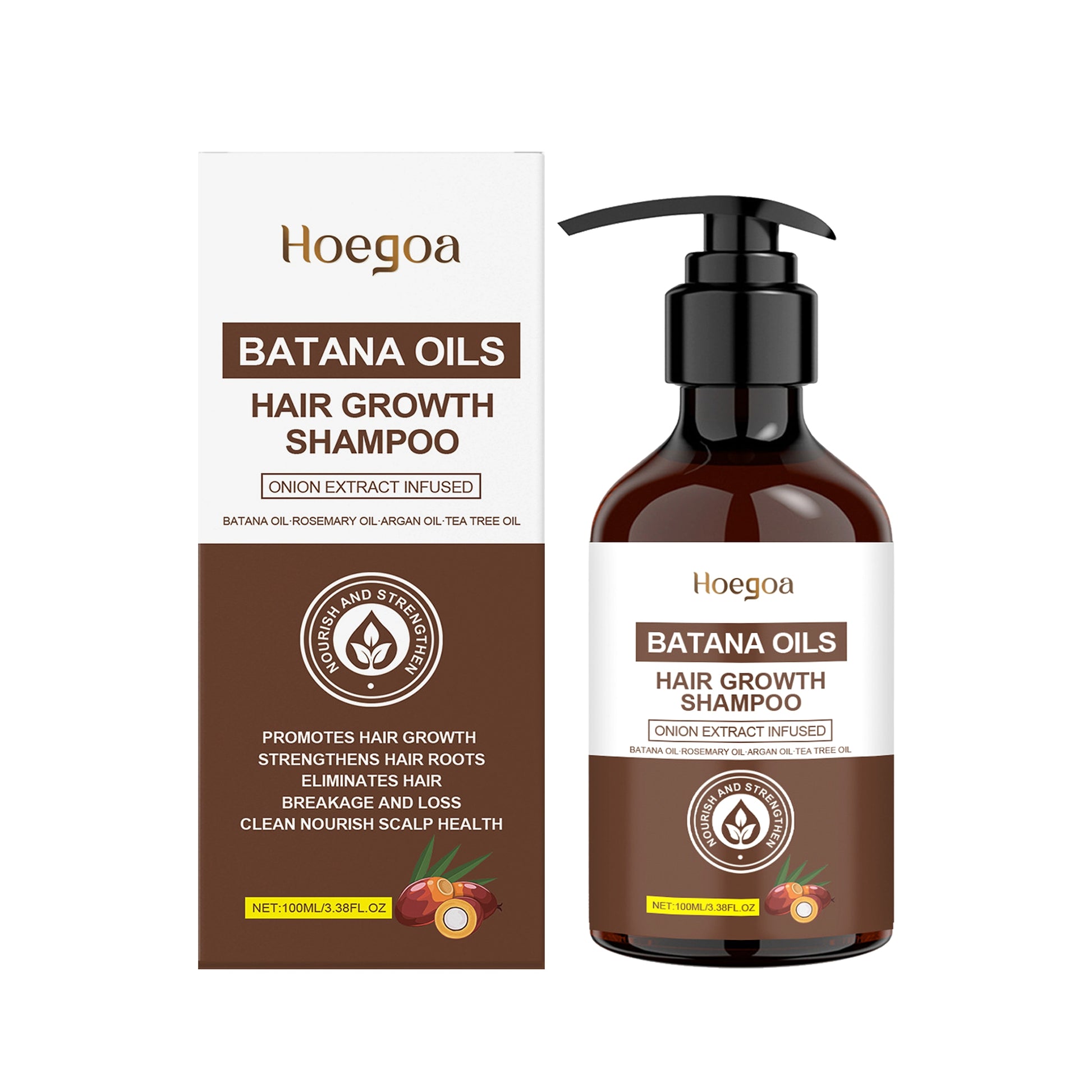 HOEGOA Batana Oil Shampoo – Hair Growth & Scalp Revival (100ml) - enhanced image 5