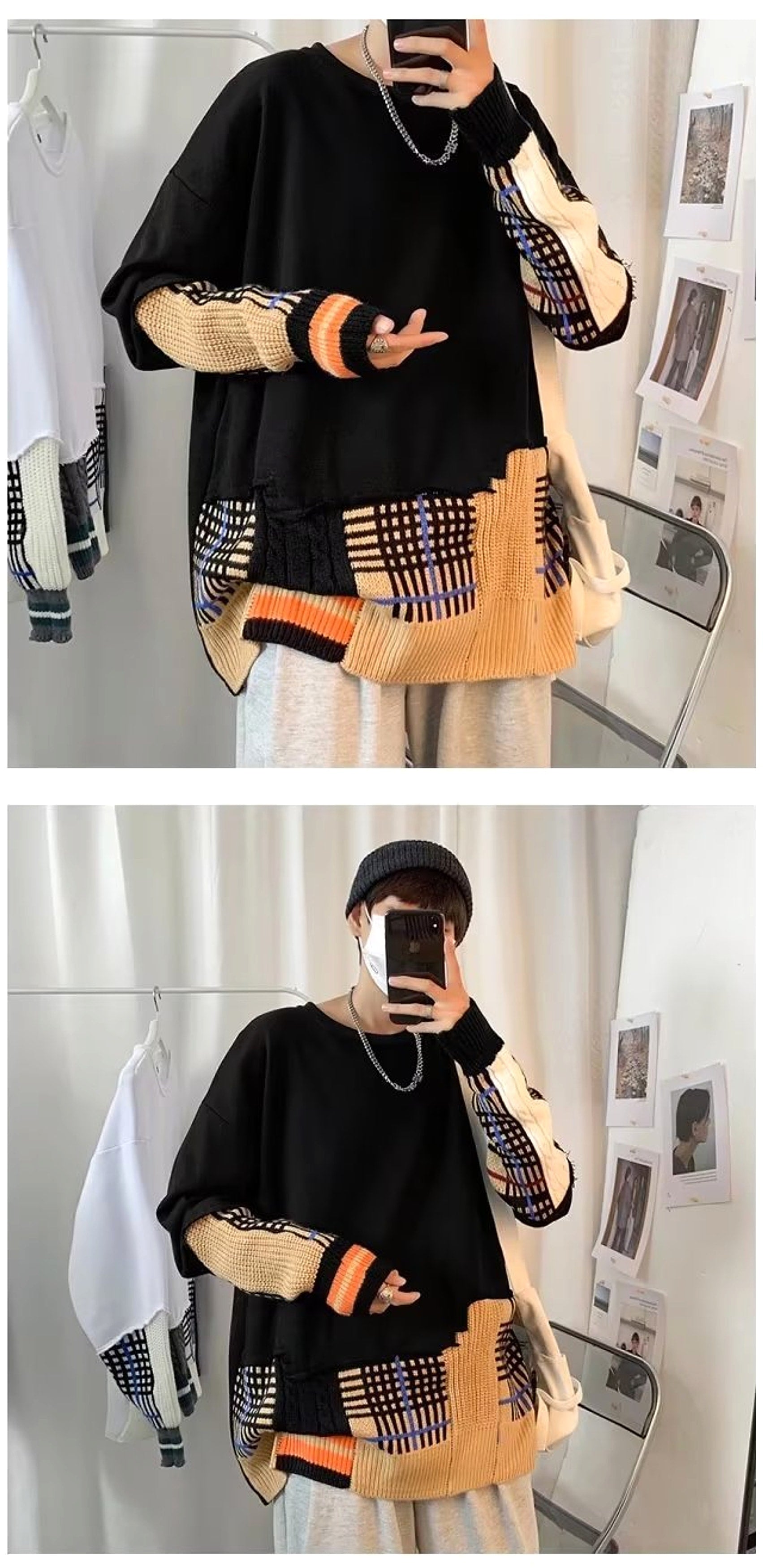 Ins National Fashion Brand Boys' Knitwear Sweater Youth Men - enhanced image 5