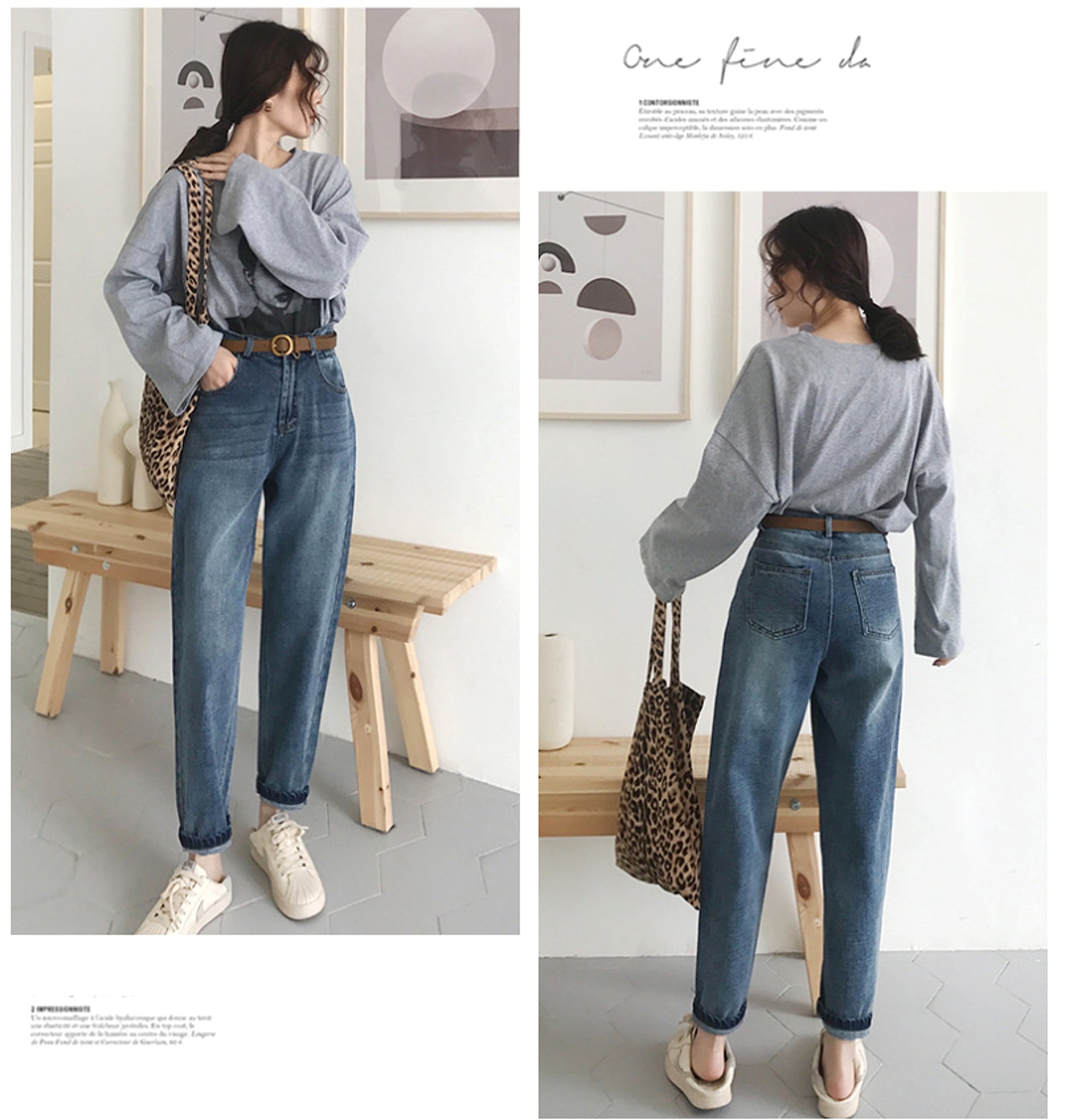Jeans Women Loose Jean Pants Retro - enhanced image 5