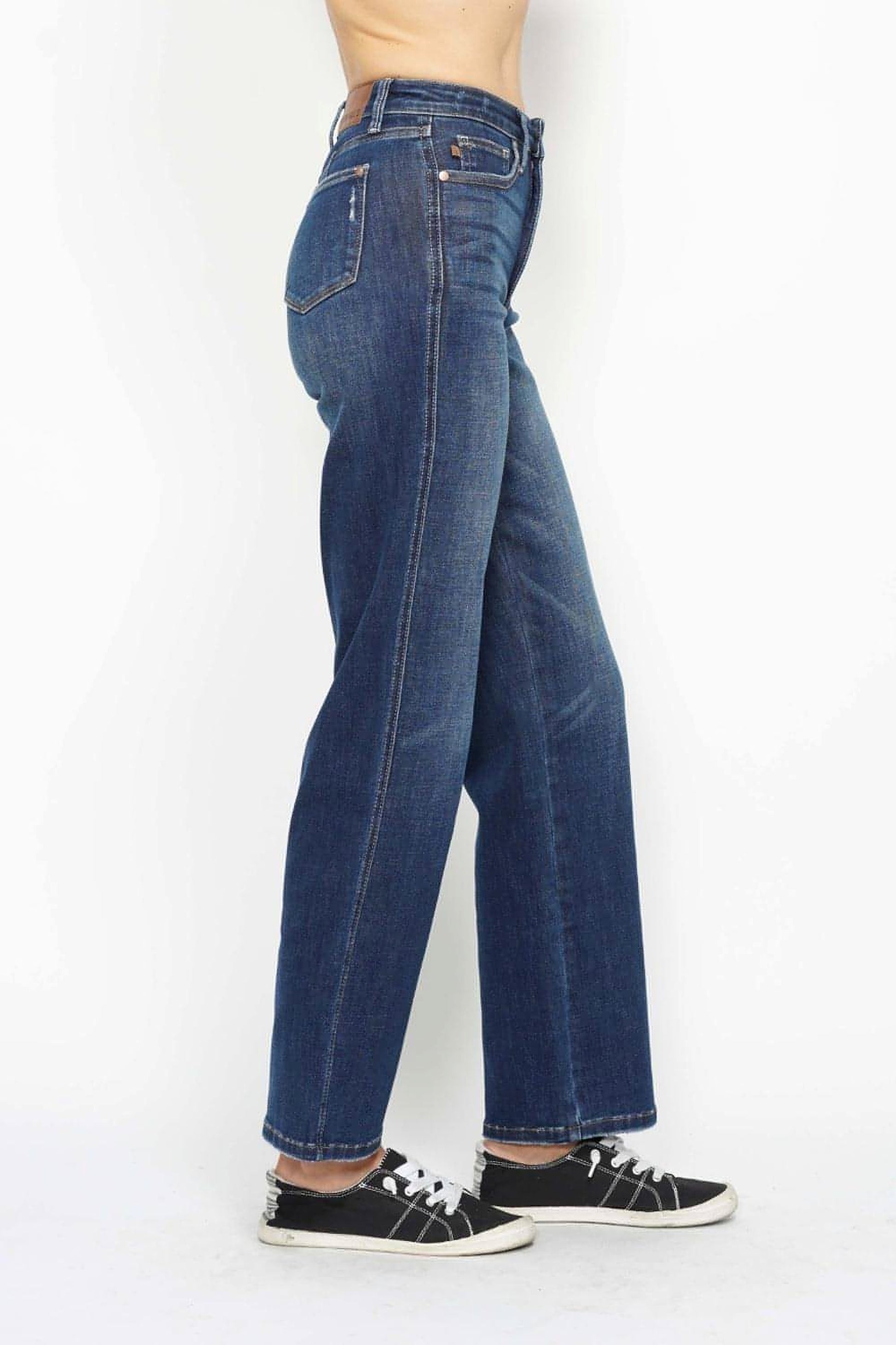 Judy Blue Full Size High Waist Tummy Control Jeans - enhanced image 5