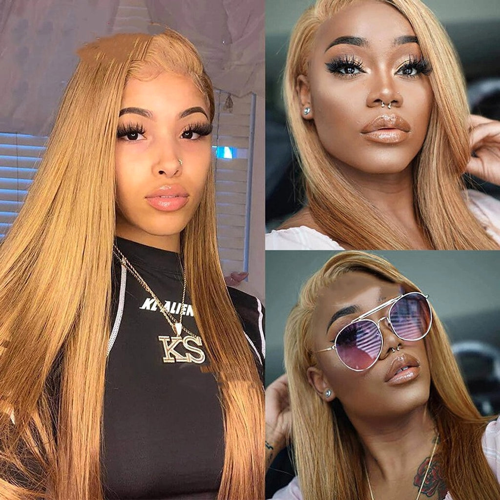VelvetFlow - Lace Headband With Real Straight Hair - enhanced image 5