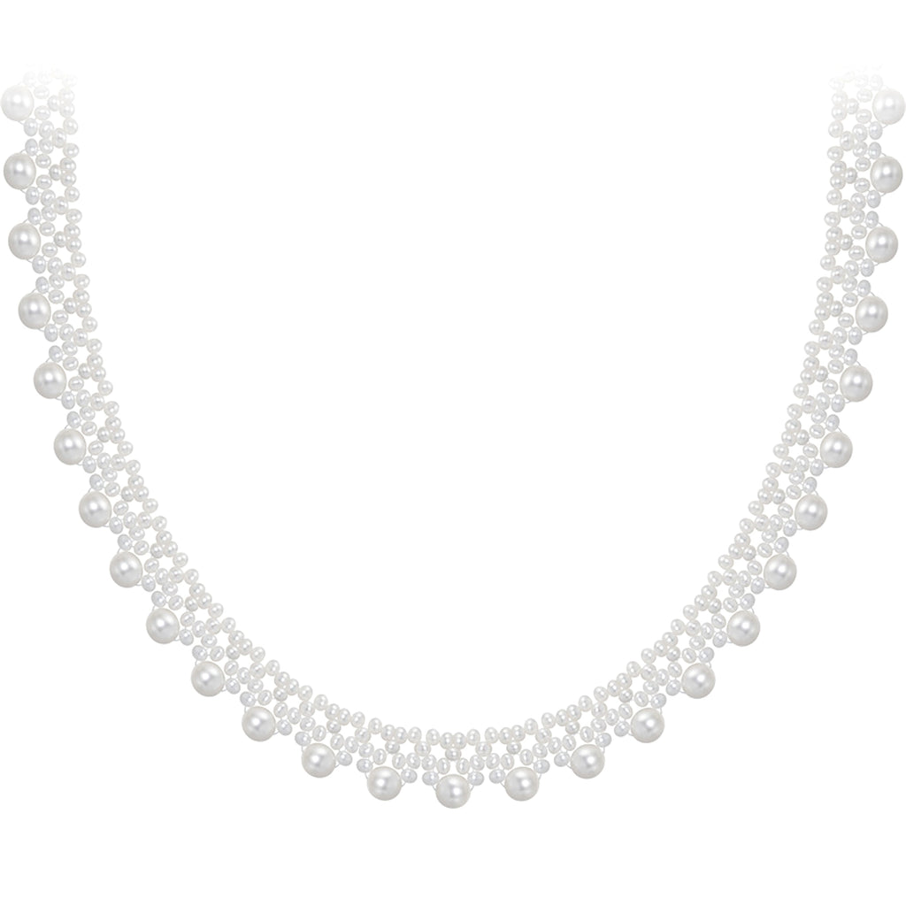 LuxeJewels™ – South Sea Pearl Necklace with 18K Gold Accent - enhanced image 5